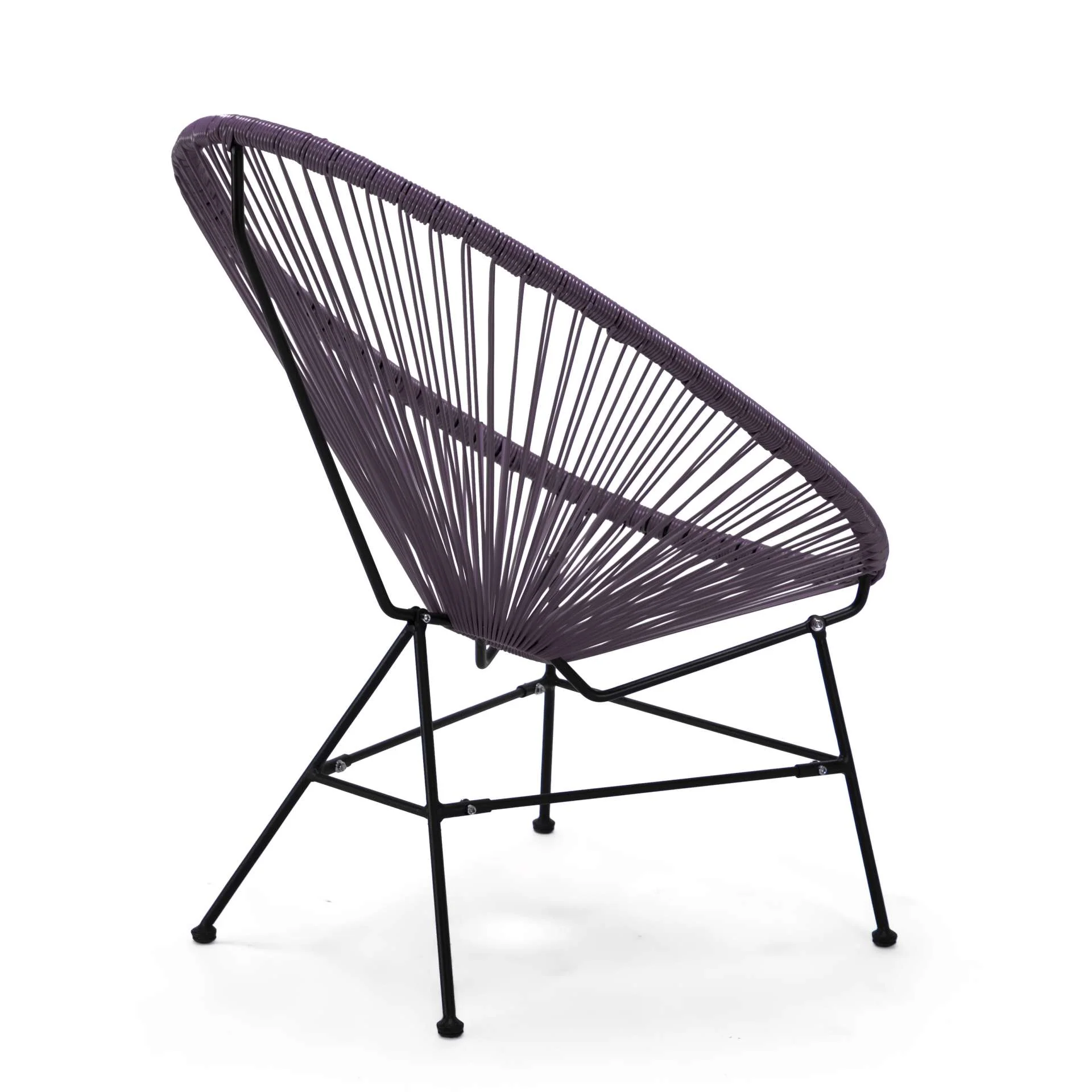LeisureMod Montara 3 Piece Outdoor Lounge Patio Chair With Glass Top Table - Image 51