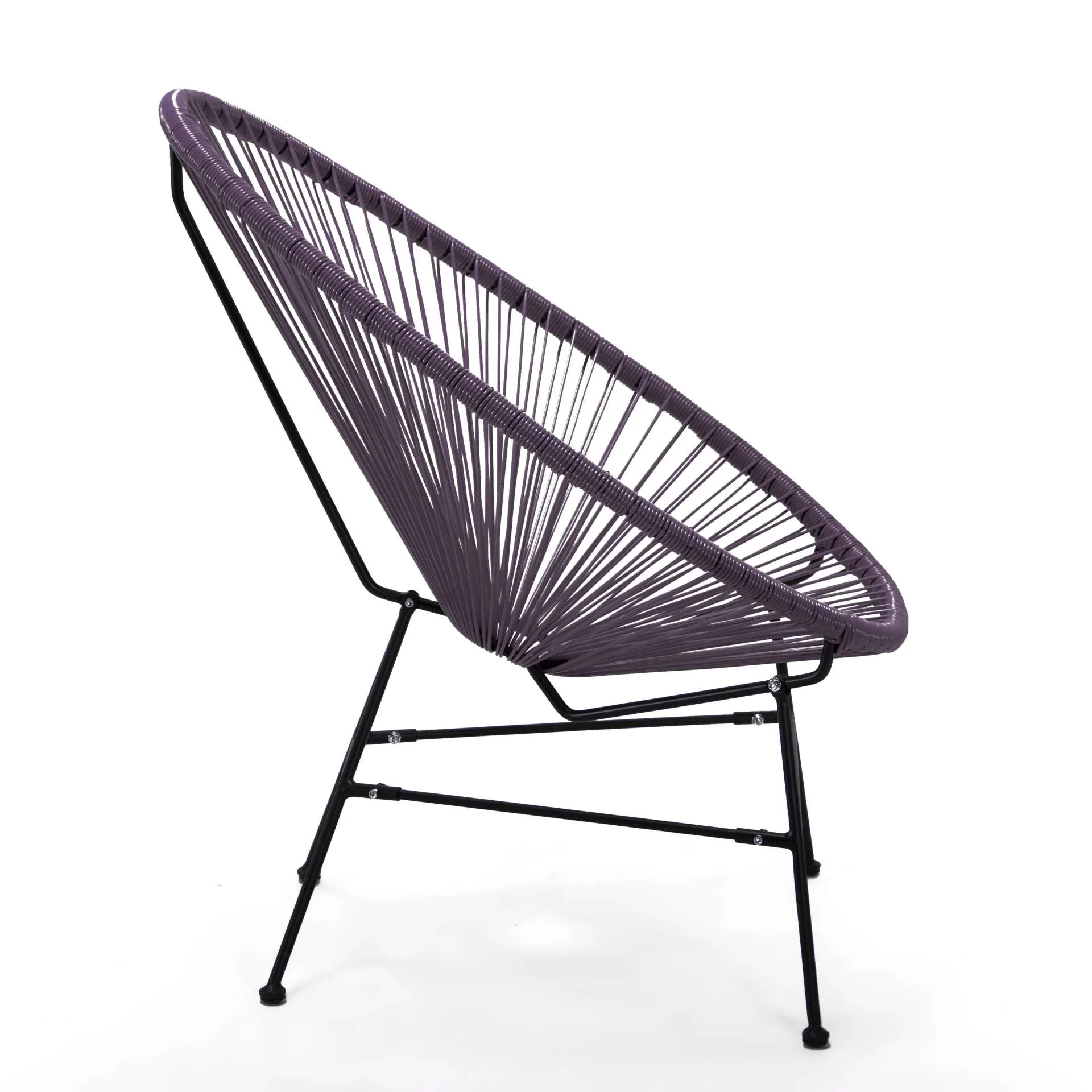 LeisureMod Montara 3 Piece Outdoor Lounge Patio Chair With Glass Top Table - Image 52