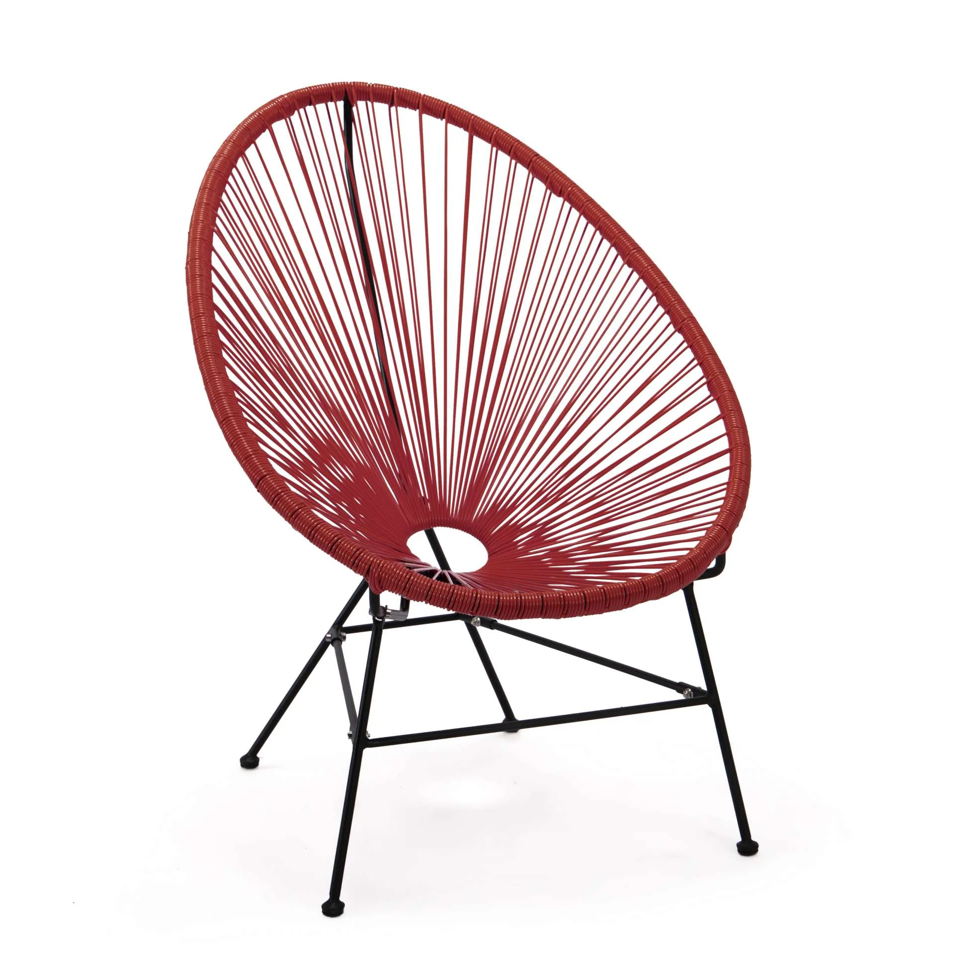 LeisureMod Montara 3 Piece Outdoor Lounge Patio Chair With Glass Top Table - Image 69
