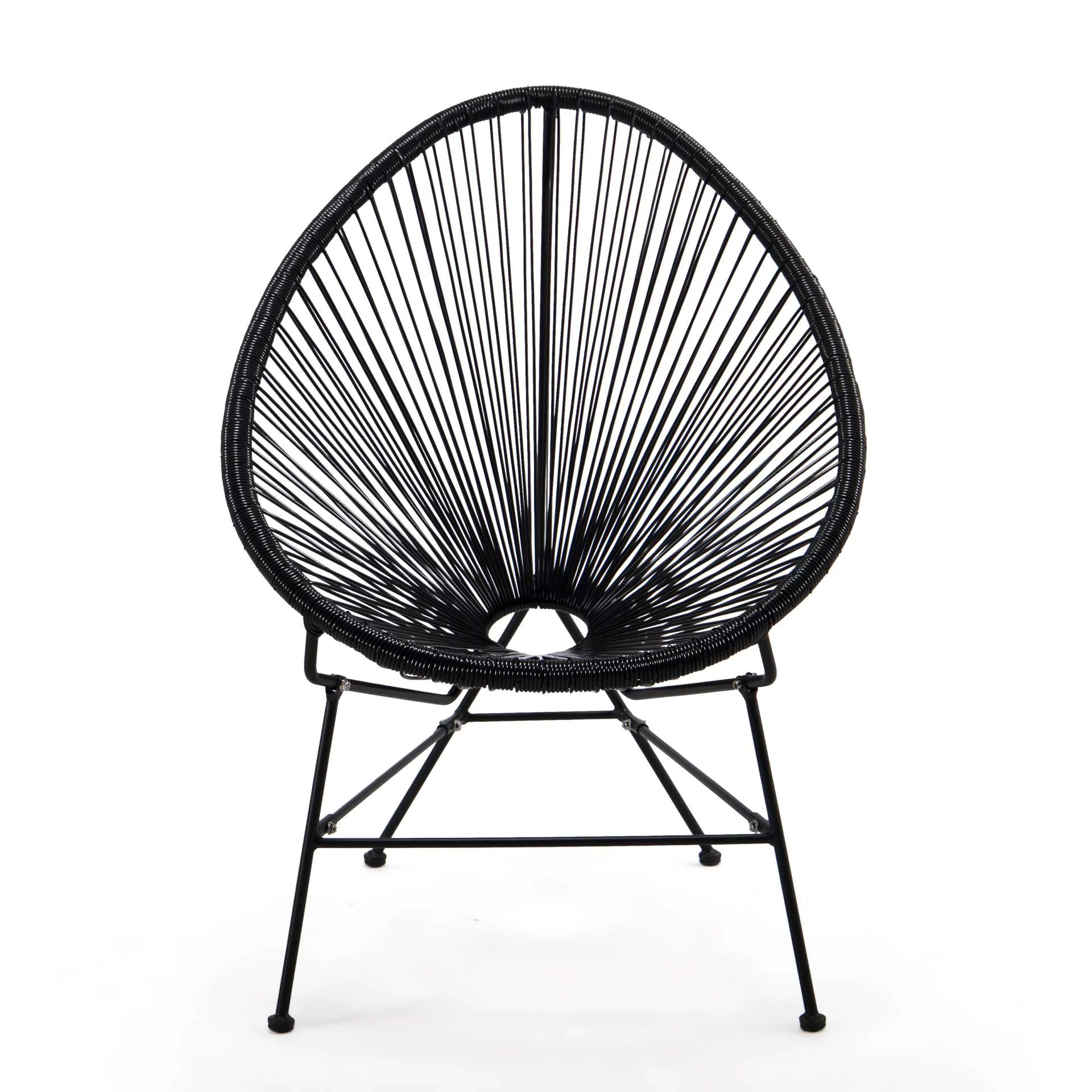 LeisureMod Montara 3 Piece Outdoor Lounge Patio Chair With Glass Top Table - Image 7