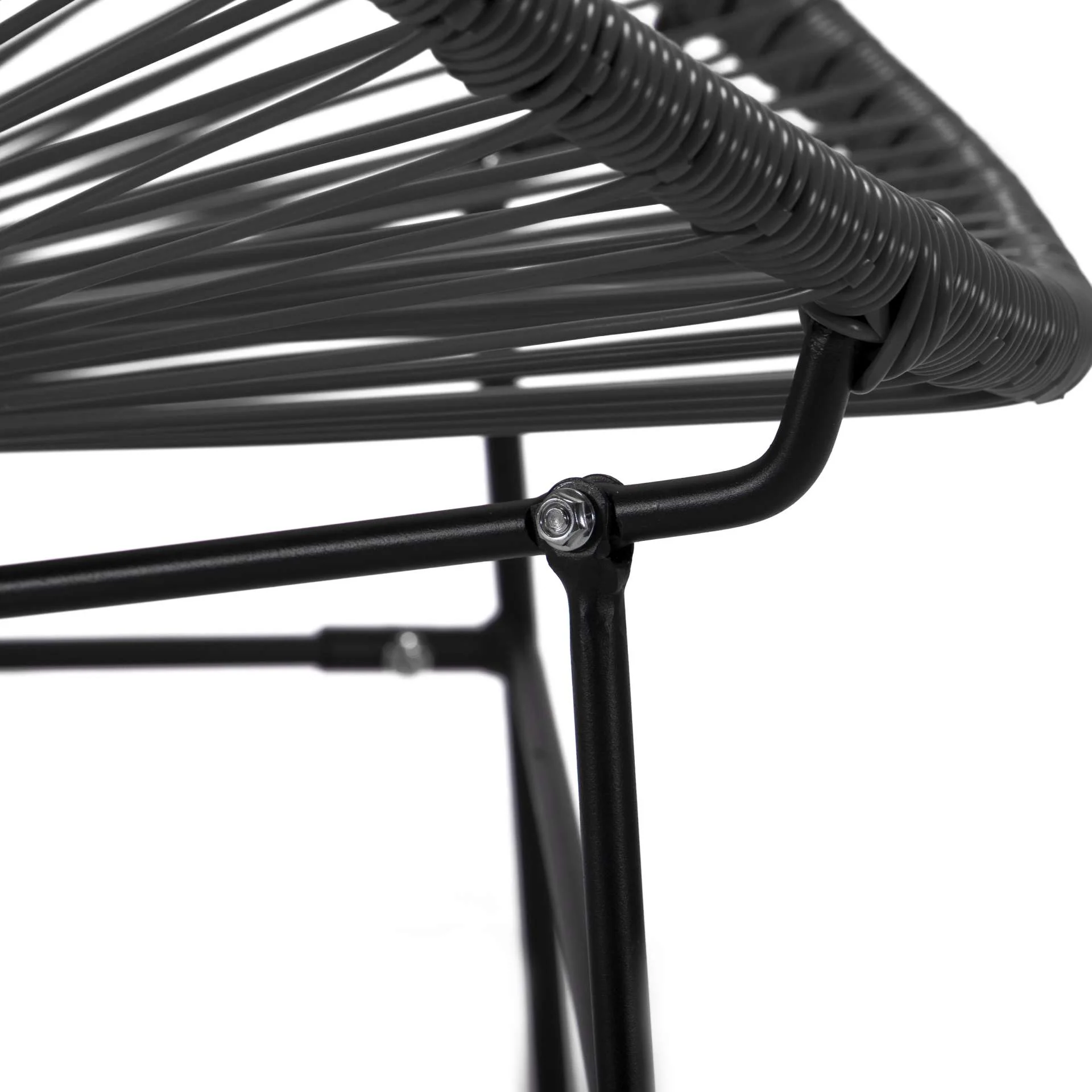 LeisureMod Montara 3 Piece Outdoor Lounge Patio Chair With Glass Top Table - Image 8