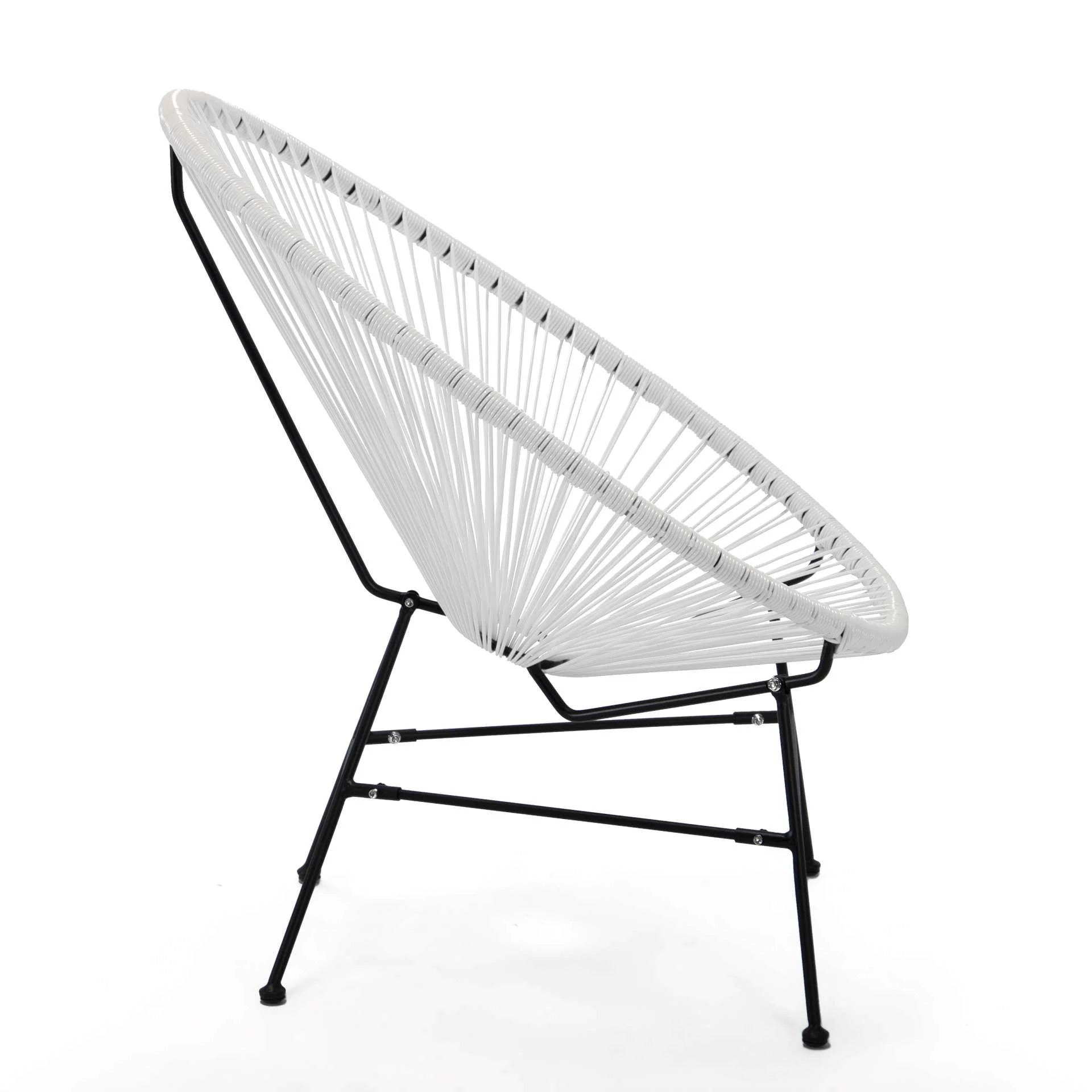 LeisureMod Montara 3 Piece Outdoor Lounge Patio Chair With Glass Top Table - Image 82
