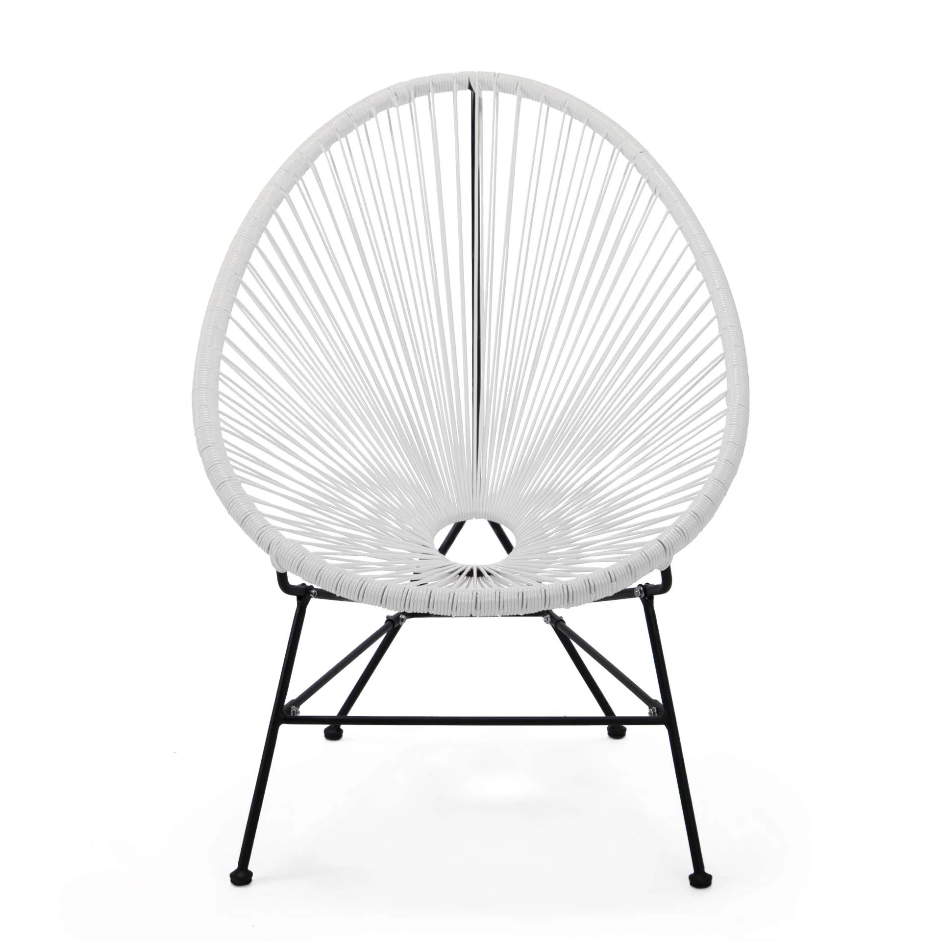 LeisureMod Montara 3 Piece Outdoor Lounge Patio Chair With Glass Top Table - Image 84