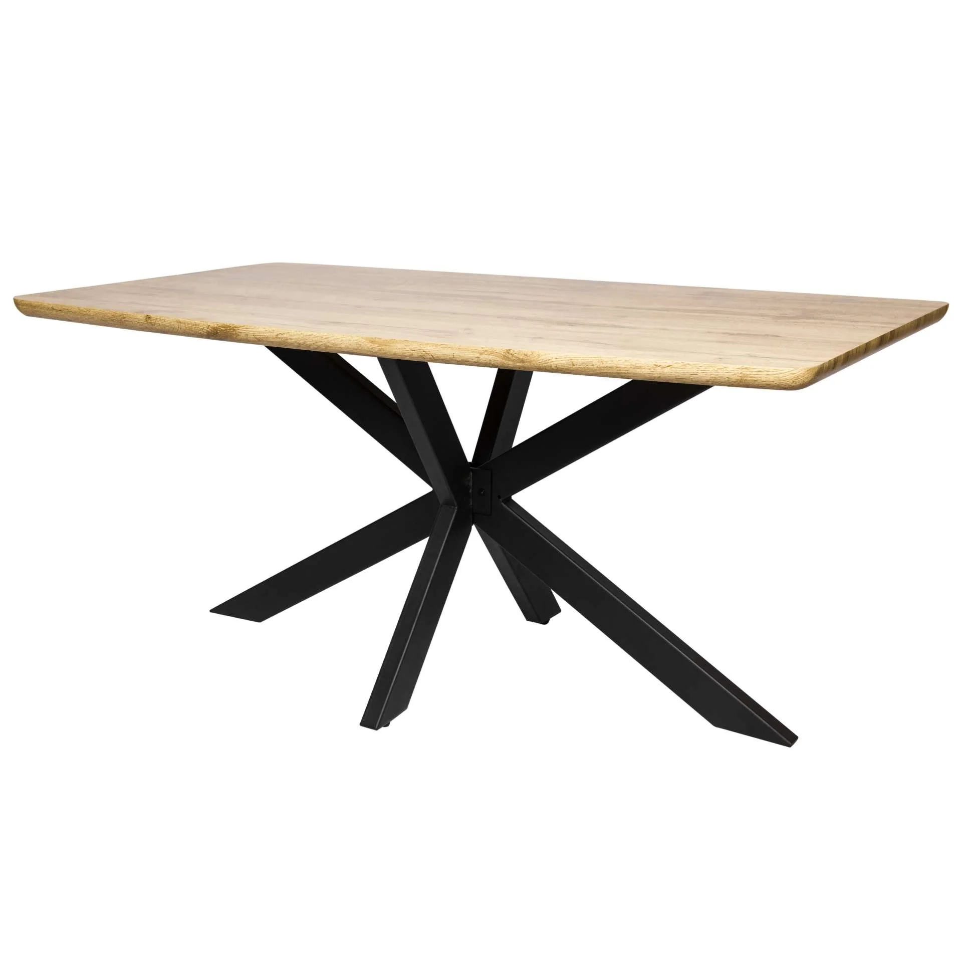 LeisureMod Ravenna 63" Rectangular Wood Dining Table With Modern Metal Base - Image 32