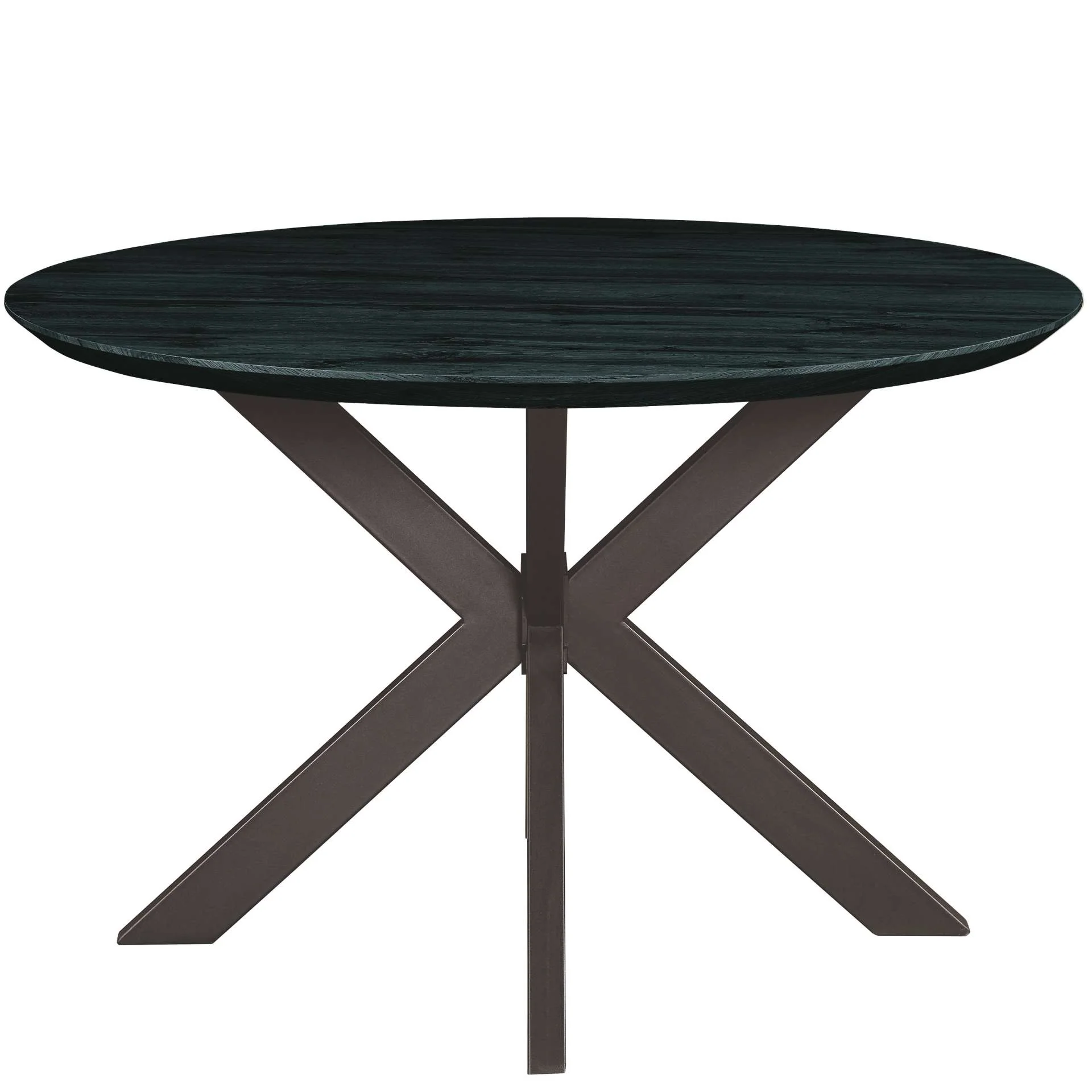 Leisuremod Ravenna Mid-Century Modern 5-Piece Metal Dining Set with 4 Stackable Plastic Chairs - Image 31