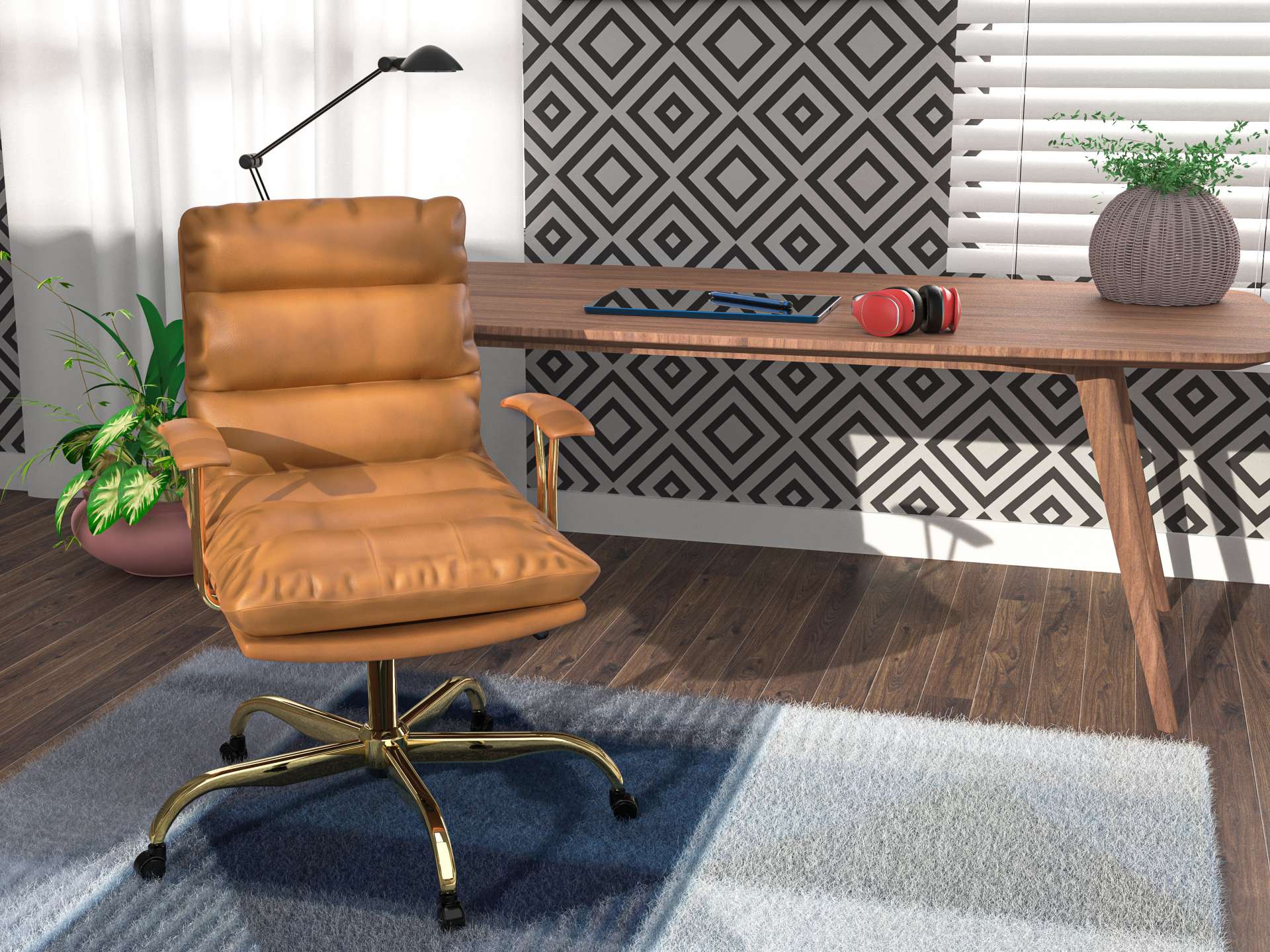 LeisureMod Regina Modern Executive Leather Office Chair - Image 35