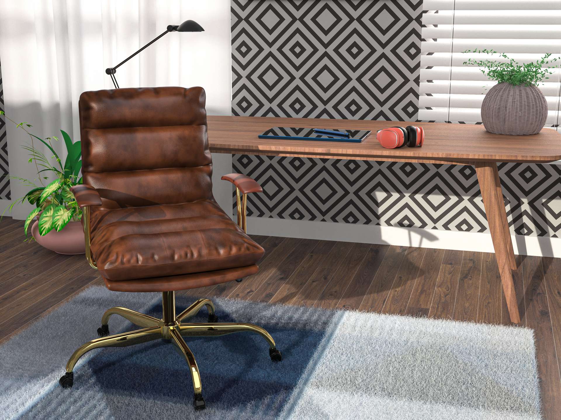 LeisureMod Regina Modern Executive Leather Office Chair - Image 46