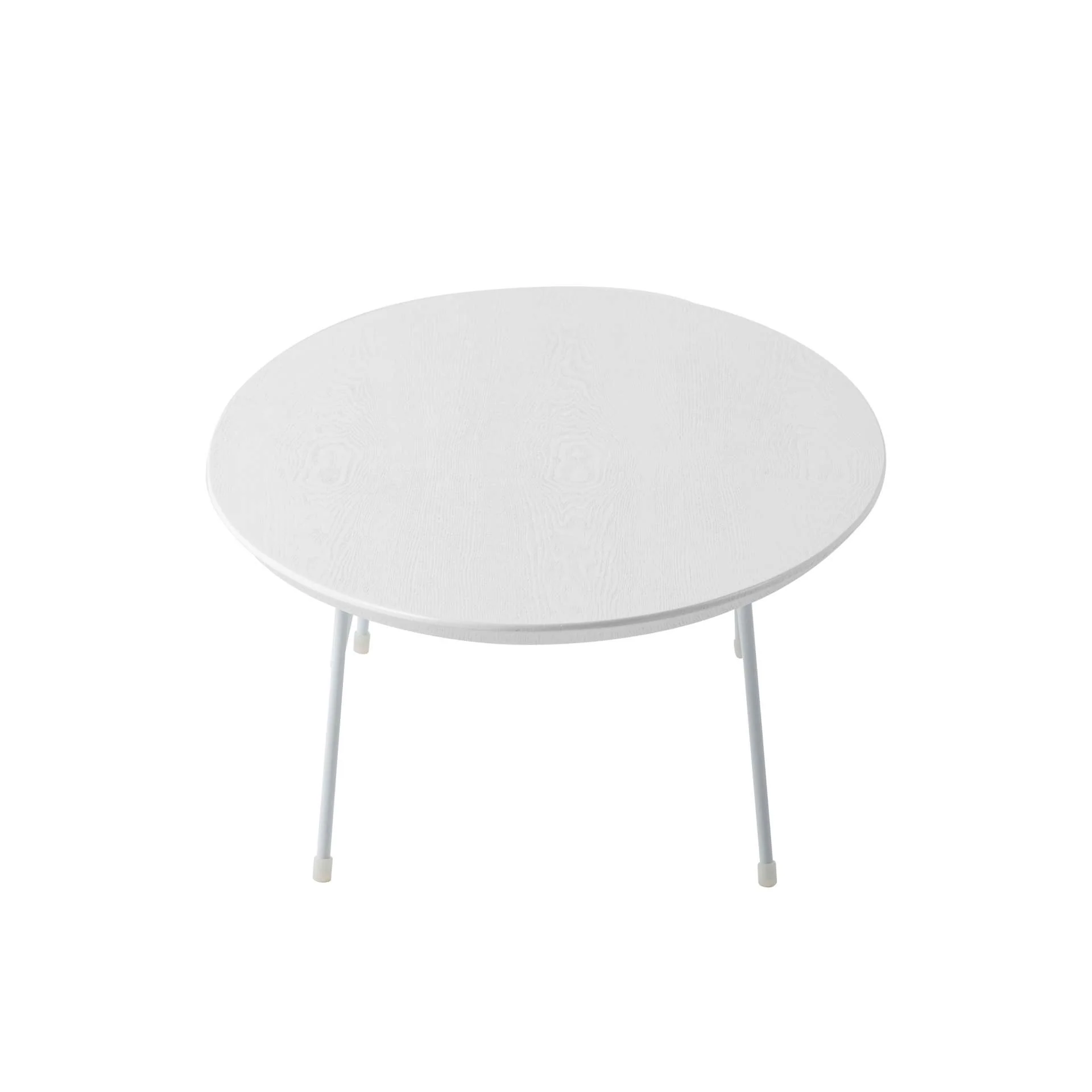 LeisureMod Rossmore Oval Coffee Table with Ash Veneer Top and White Powder Coated Steel Frame - Image 13