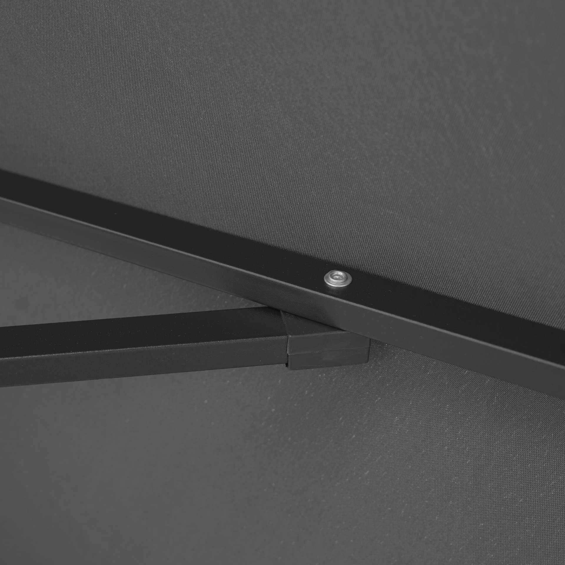 LeisureMod Sierra Modern 9 ft Steel Market Patio Umbrella With Solar Powerd LED & Tilt - Image 36