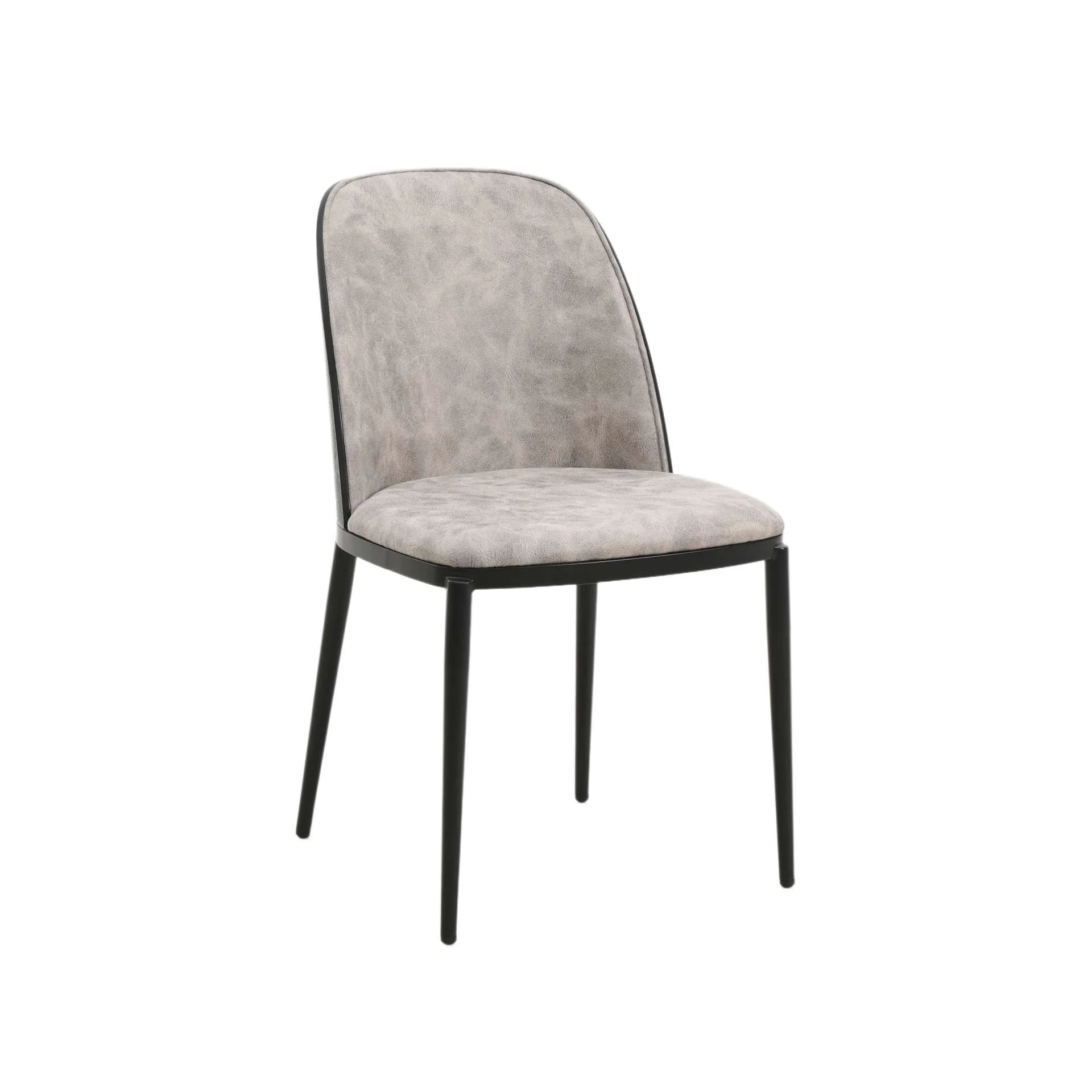 LeisureMod Tule Mid-Century Modern Dining Side Chair with Velvet Seat - TCBL18BU - Image 15