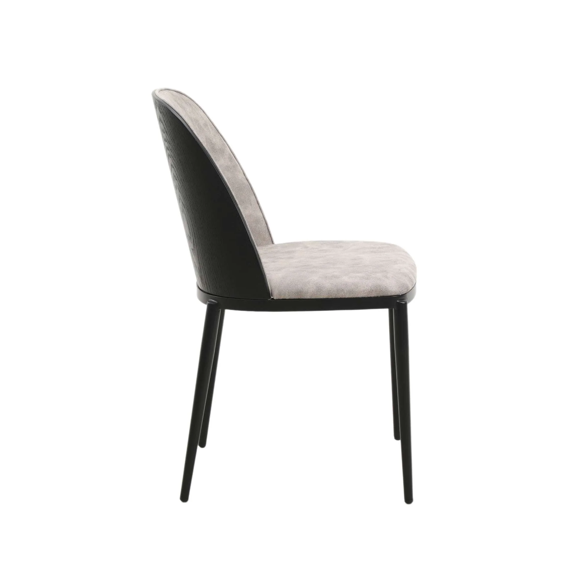 LeisureMod Tule Mid-Century Modern Dining Side Chair with Velvet Seat - TCBL18BU - Image 17