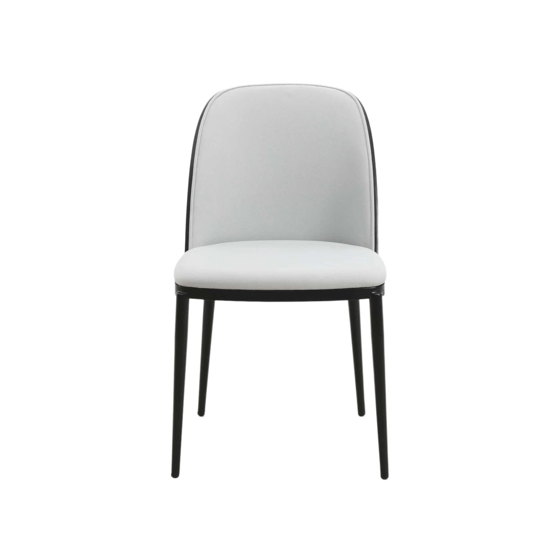LeisureMod Tule Mid-Century Modern Dining Side Chair with Velvet Seat - TCBL18BU - Image 5