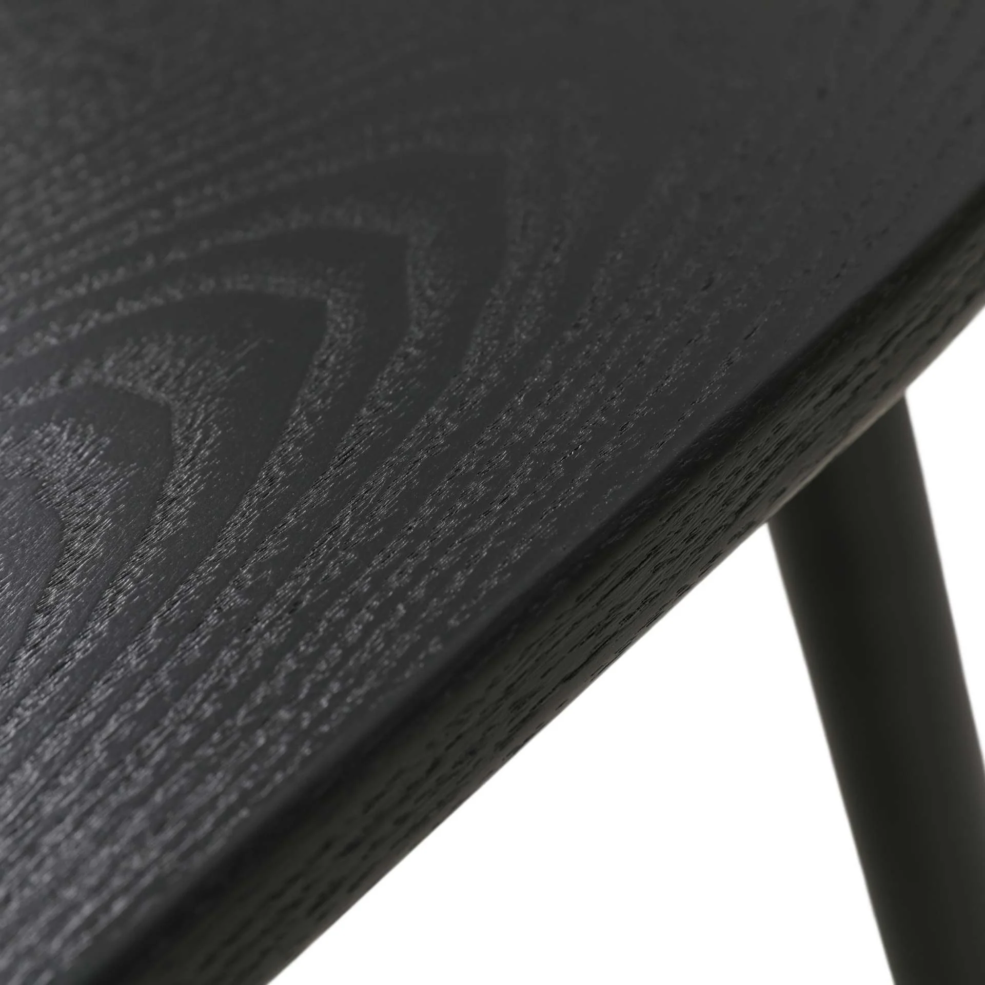 LeisureMod Tule Modern 71" Oval Dining Table with MDF Top and Black Steel Legs - Image 11