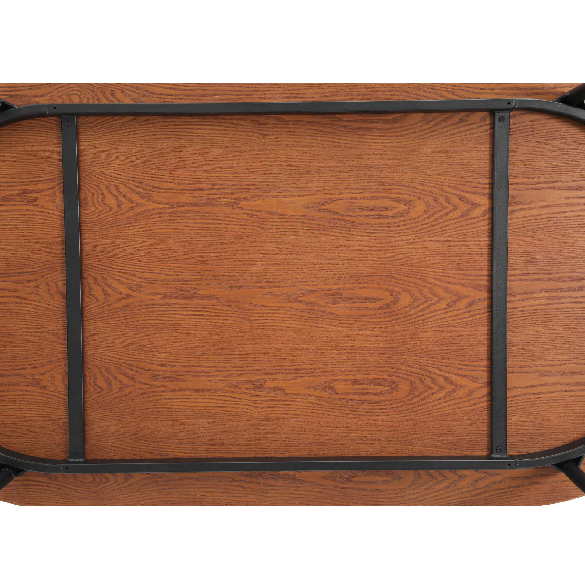LeisureMod Tule Modern 71" Oval Dining Table with MDF Top and Black Steel Legs - Image 33