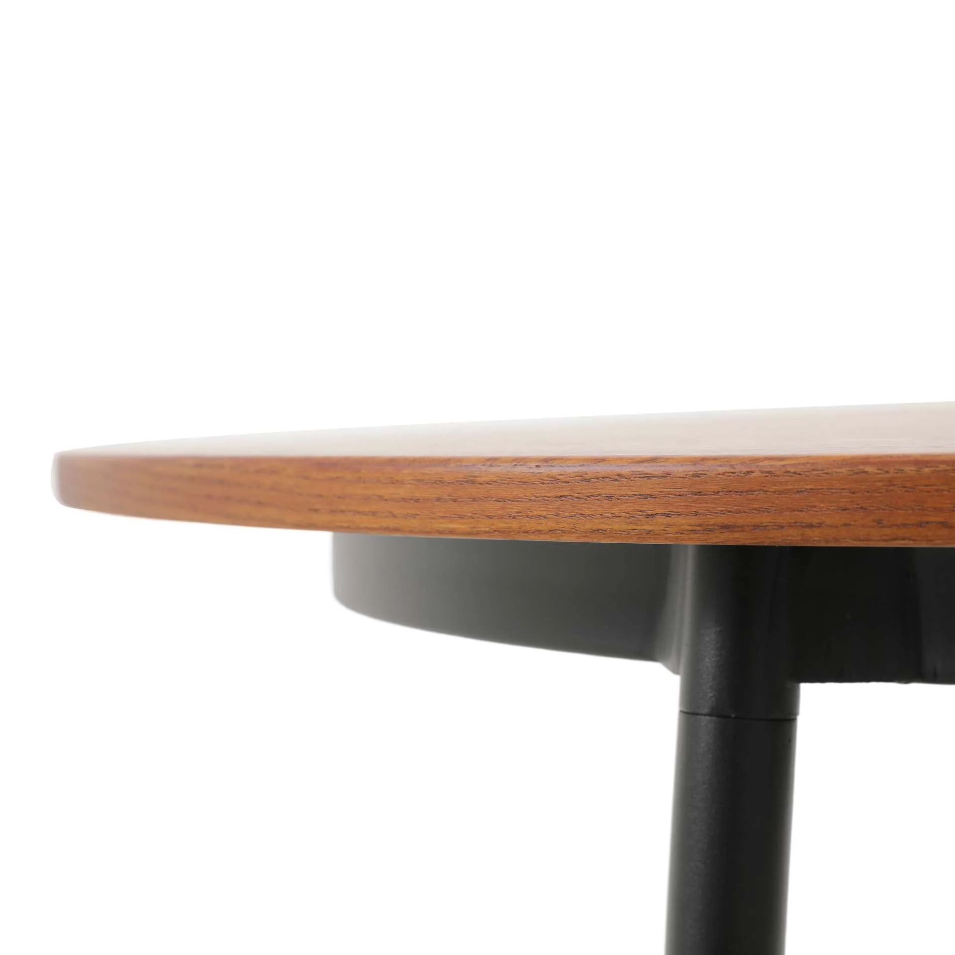 LeisureMod Tule Modern 71" Oval Dining Table with MDF Top and Black Steel Legs - Image 34
