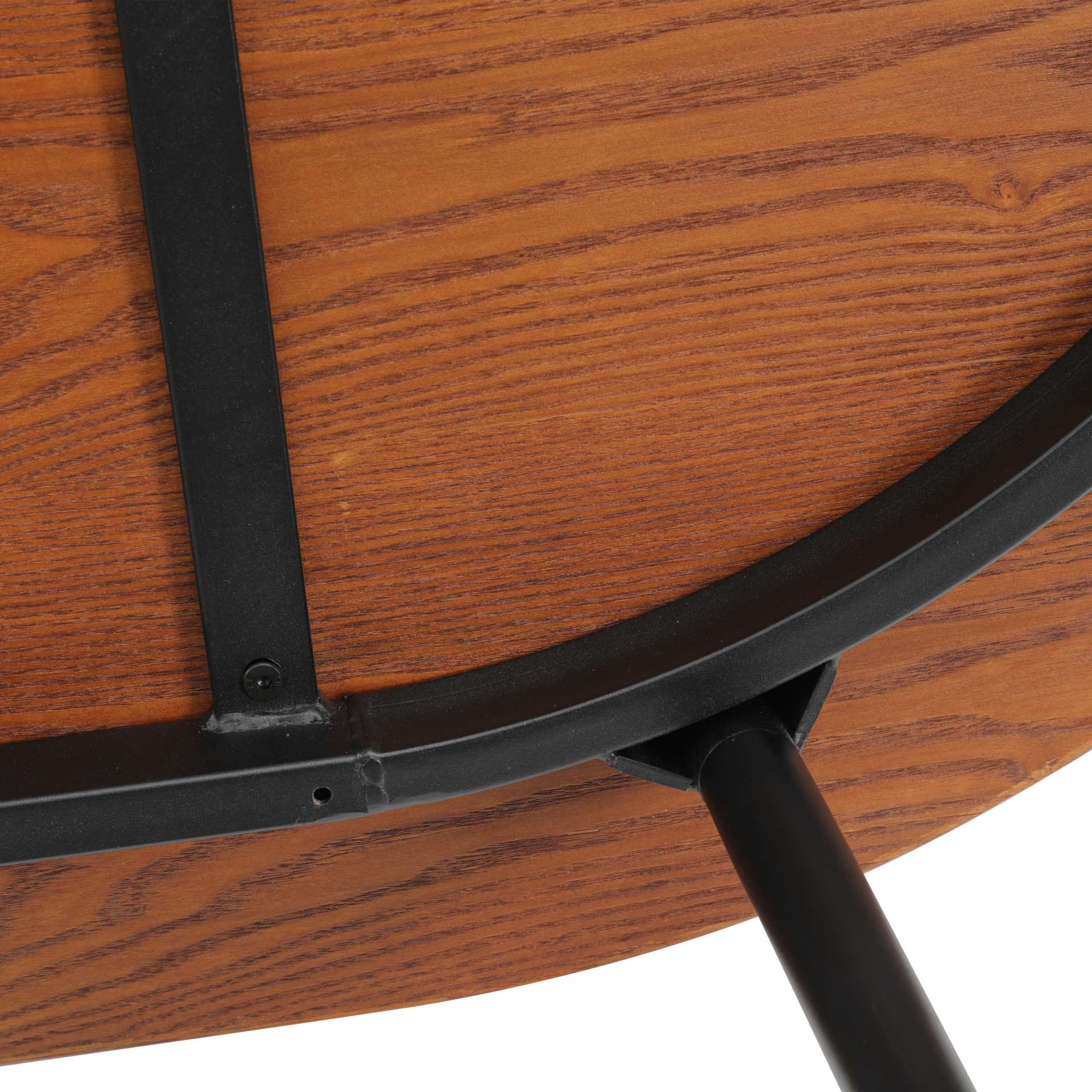 LeisureMod Tule Modern 71" Oval Dining Table with MDF Top and Black Steel Legs - Image 35
