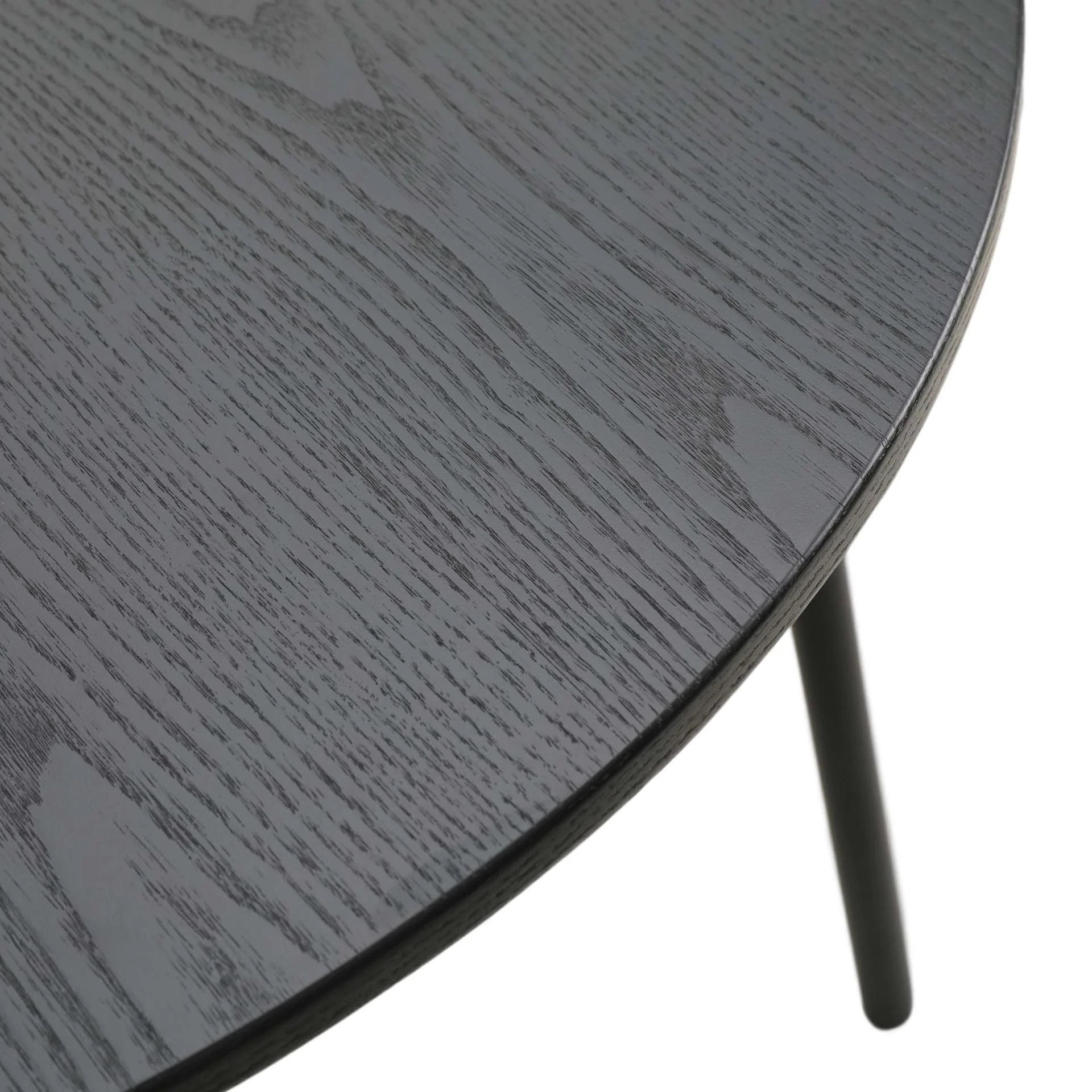 LeisureMod Tule Modern 71" Oval Dining Table with MDF Top and Black Steel Legs - Image 8