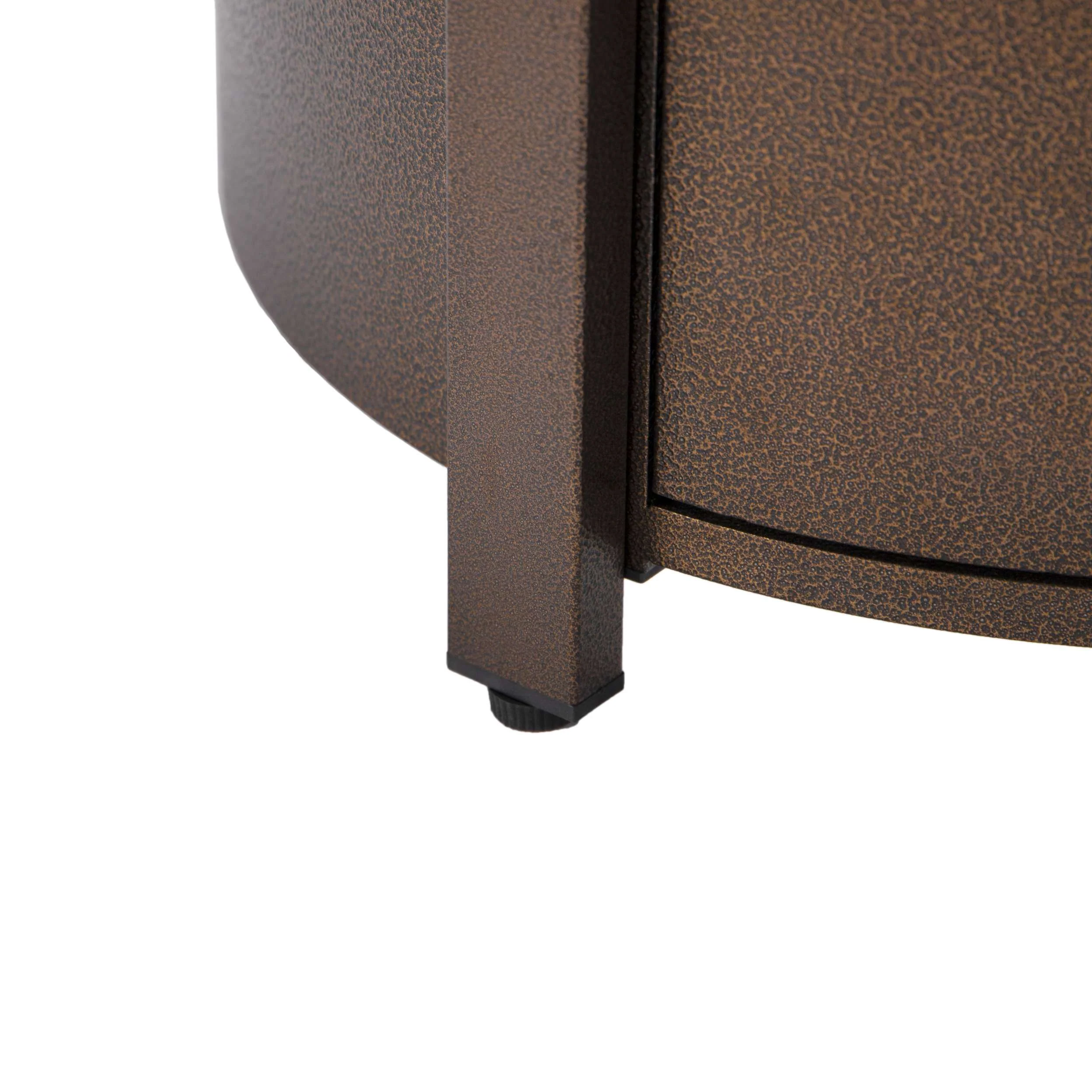 LeisureMod Walbrooke Black Patio Round Tank Holder - Image 14