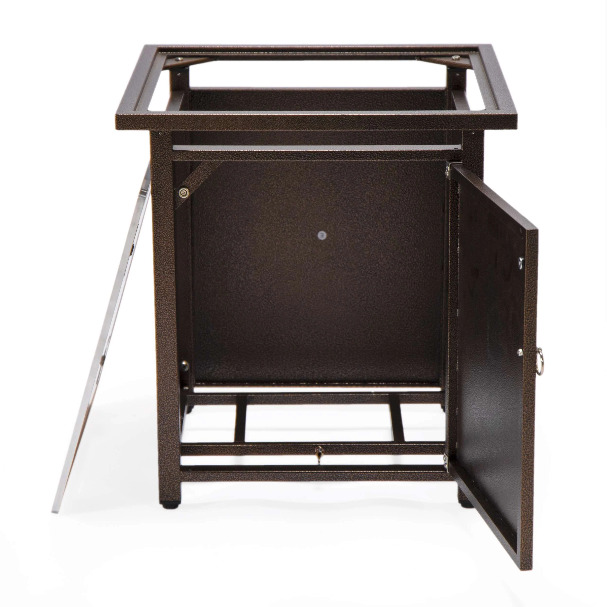 LeisureMod Walbrooke Black Patio Square Tank Holder - Image 15
