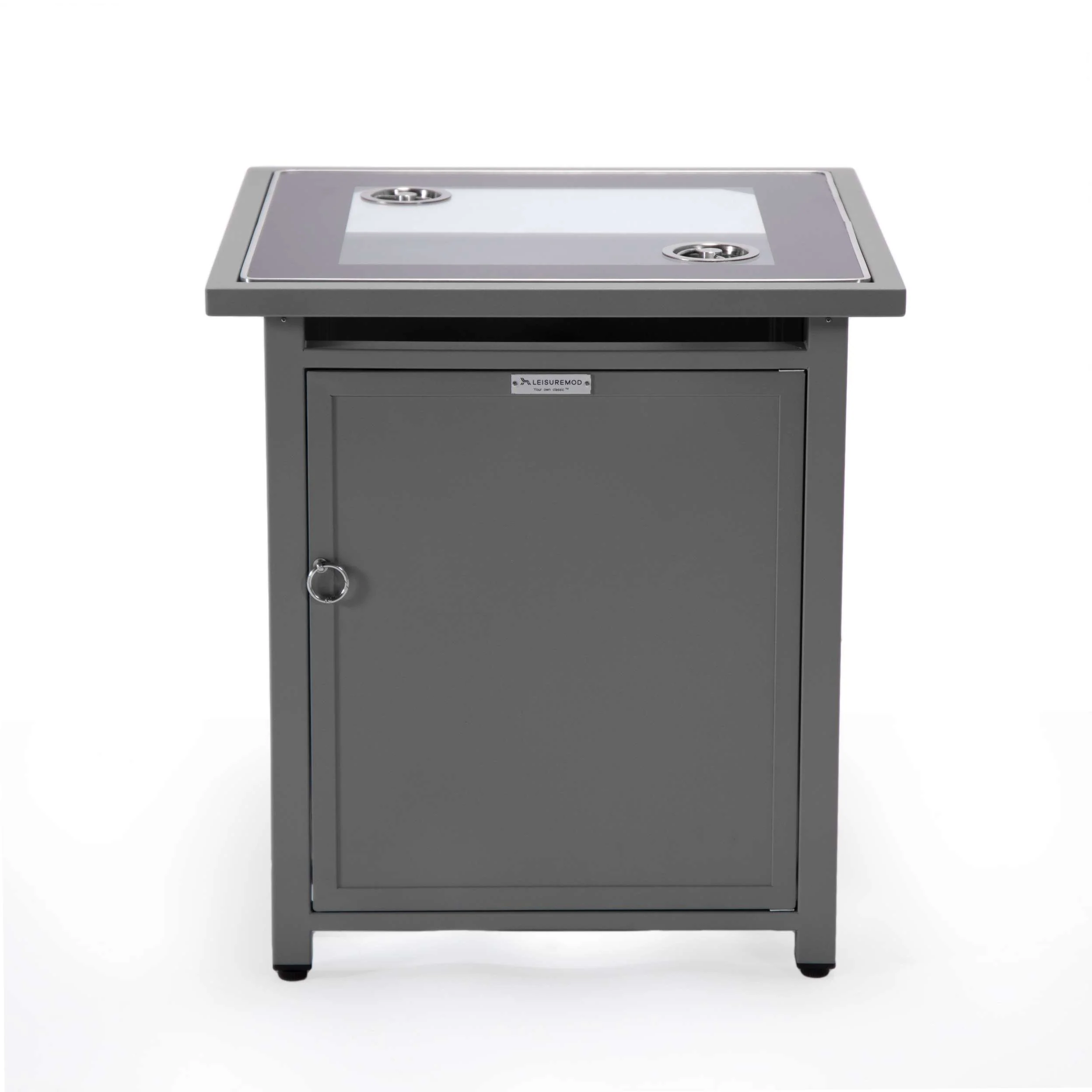 LeisureMod Walbrooke Black Patio Square Tank Holder - Image 20