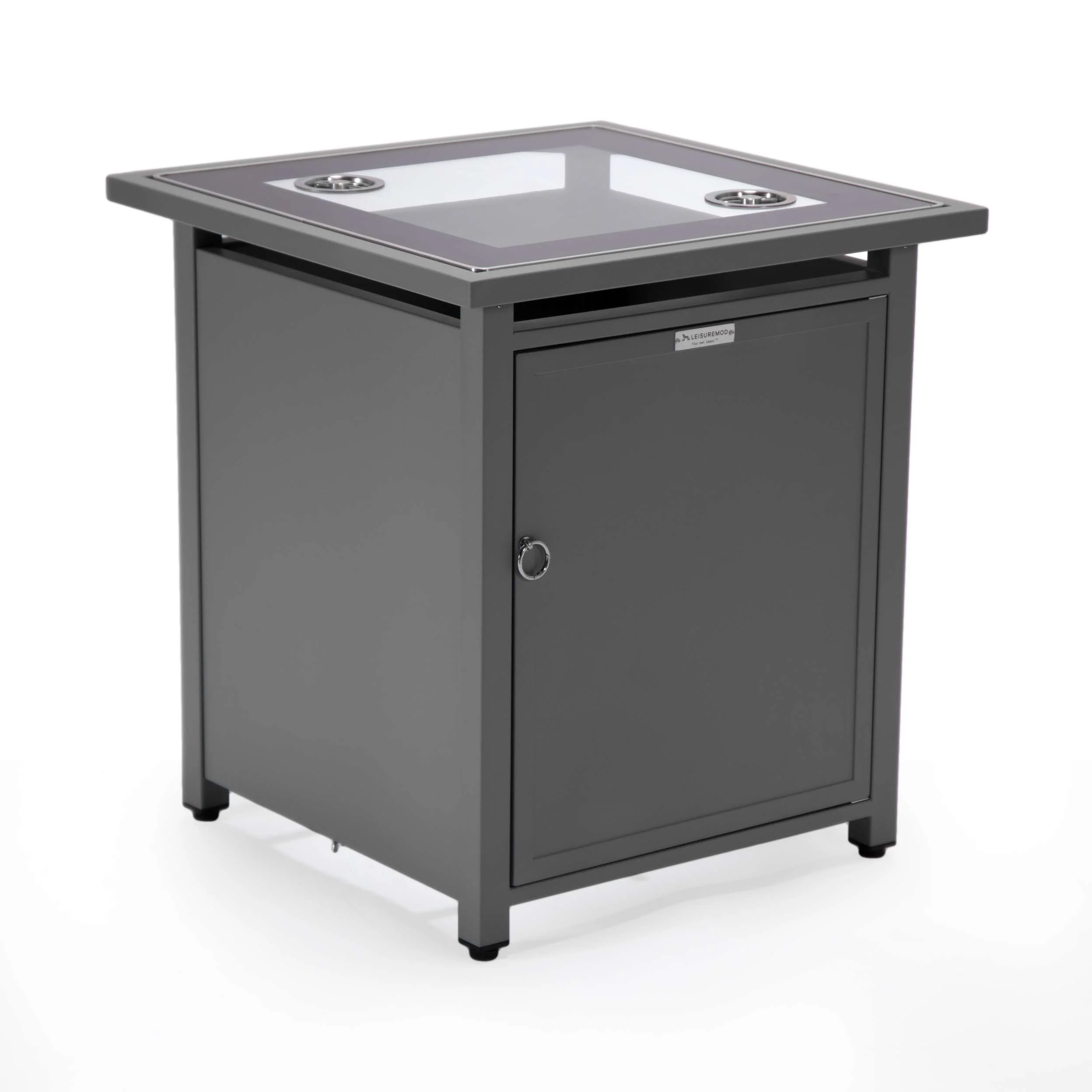 LeisureMod Walbrooke Black Patio Square Tank Holder - Image 23