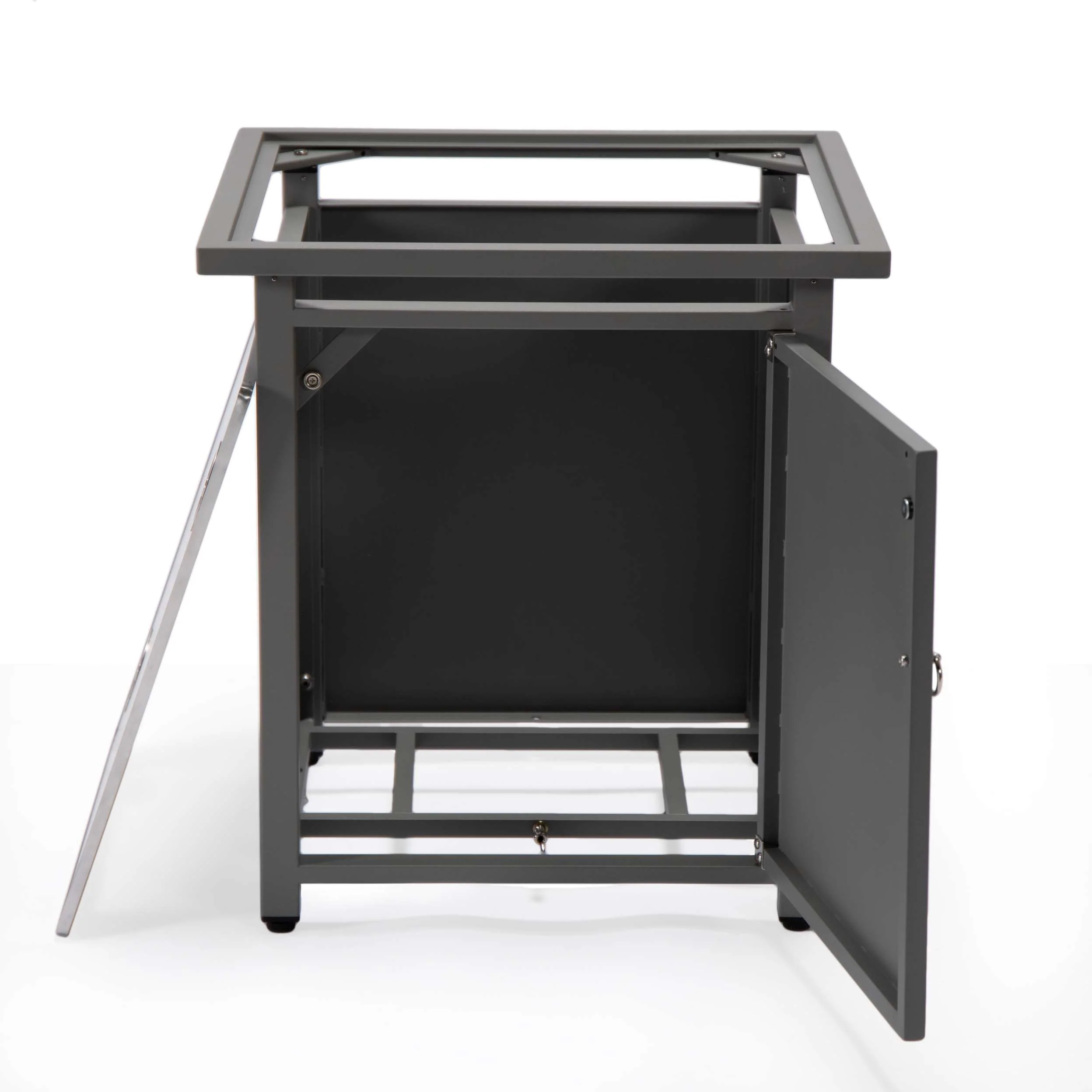 LeisureMod Walbrooke Black Patio Square Tank Holder - Image 24