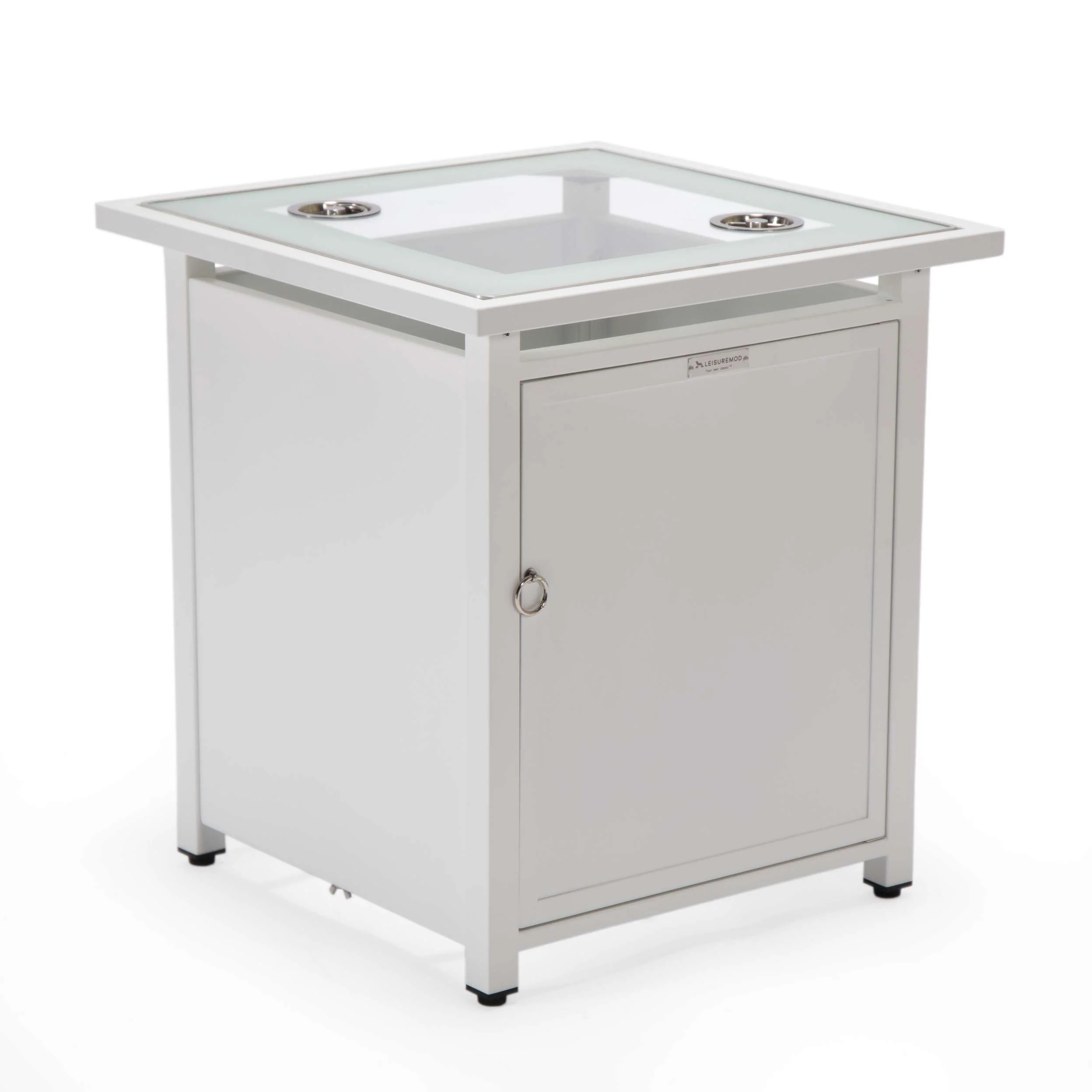 LeisureMod Walbrooke Black Patio Square Tank Holder - Image 31
