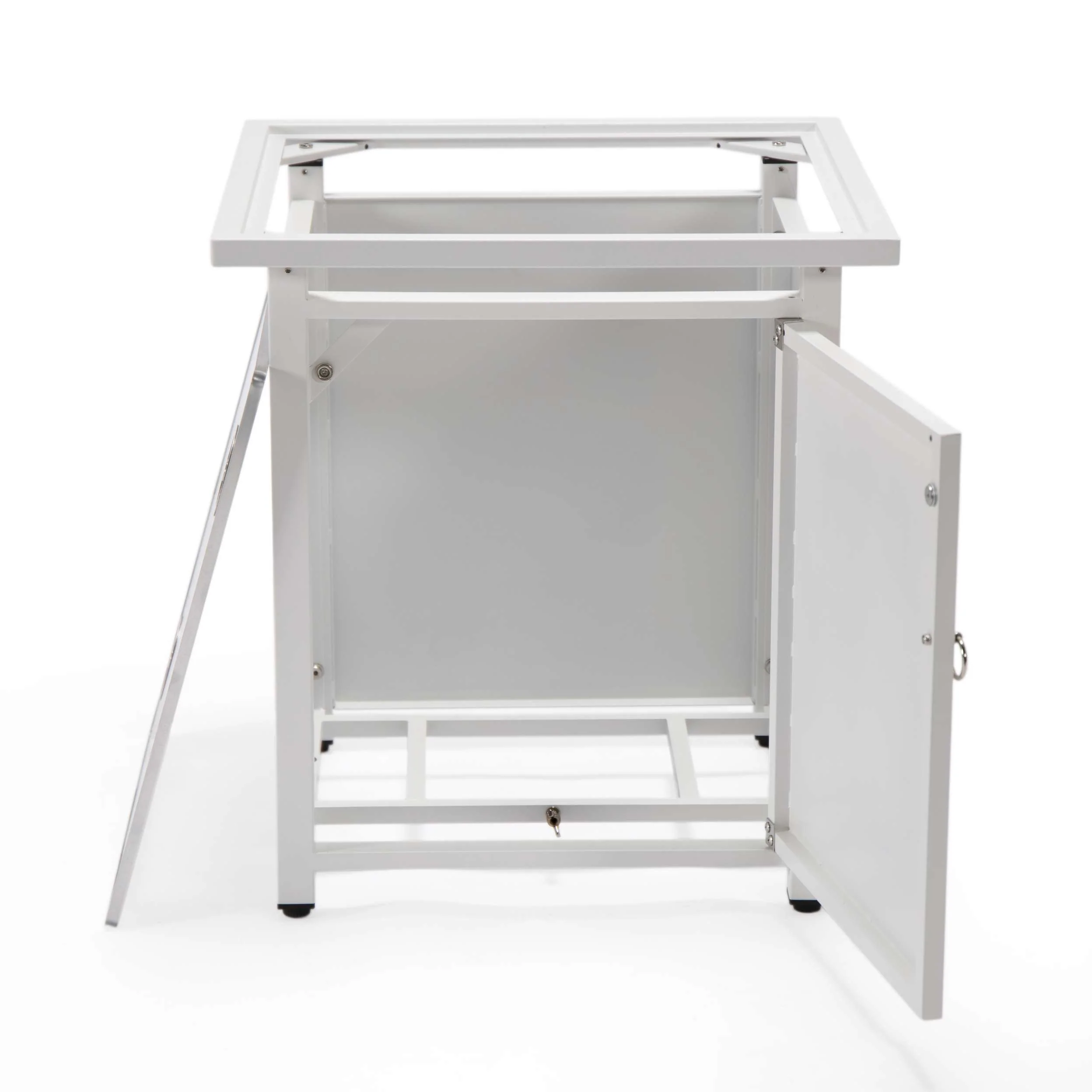 LeisureMod Walbrooke Black Patio Square Tank Holder - Image 32
