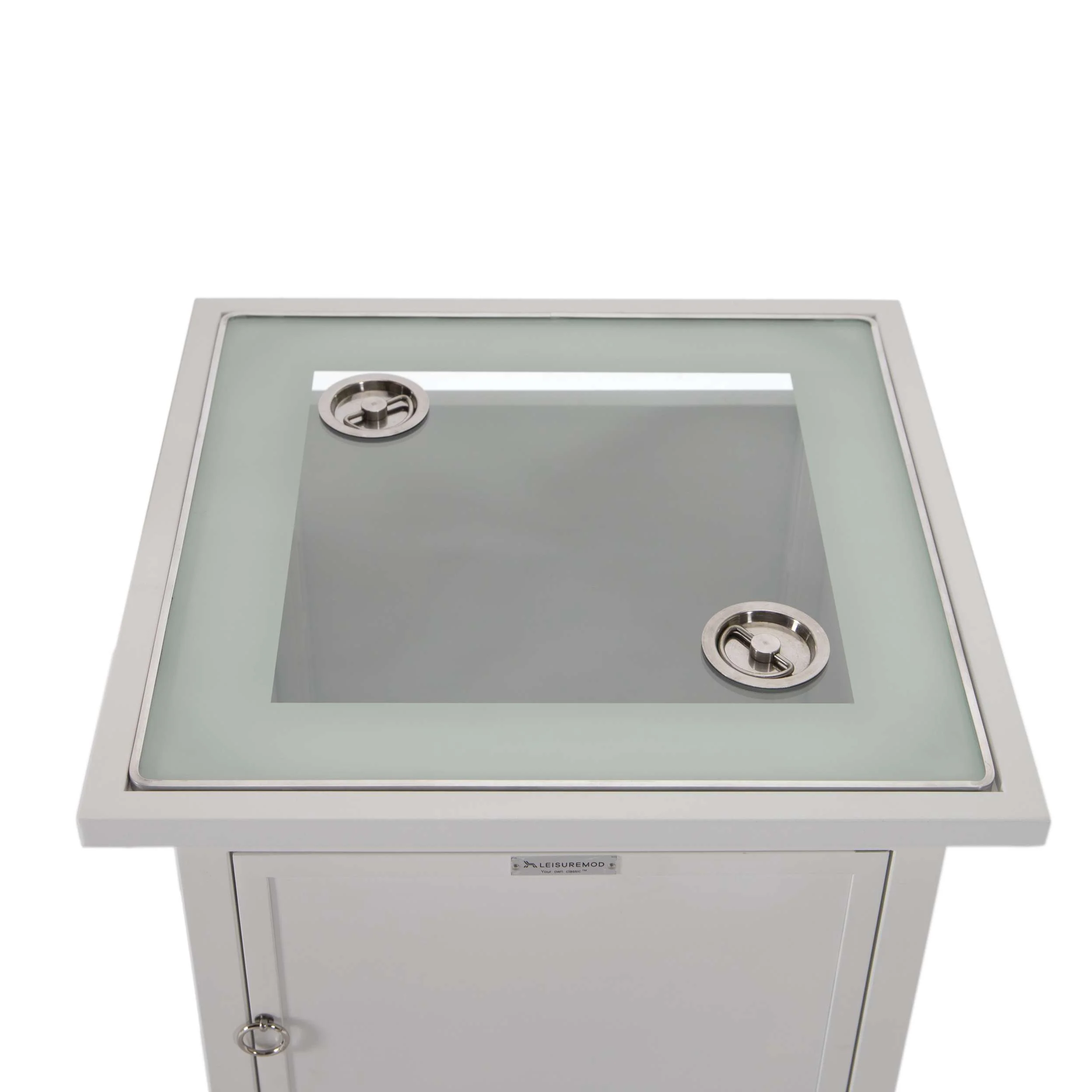 LeisureMod Walbrooke Black Patio Square Tank Holder - Image 34