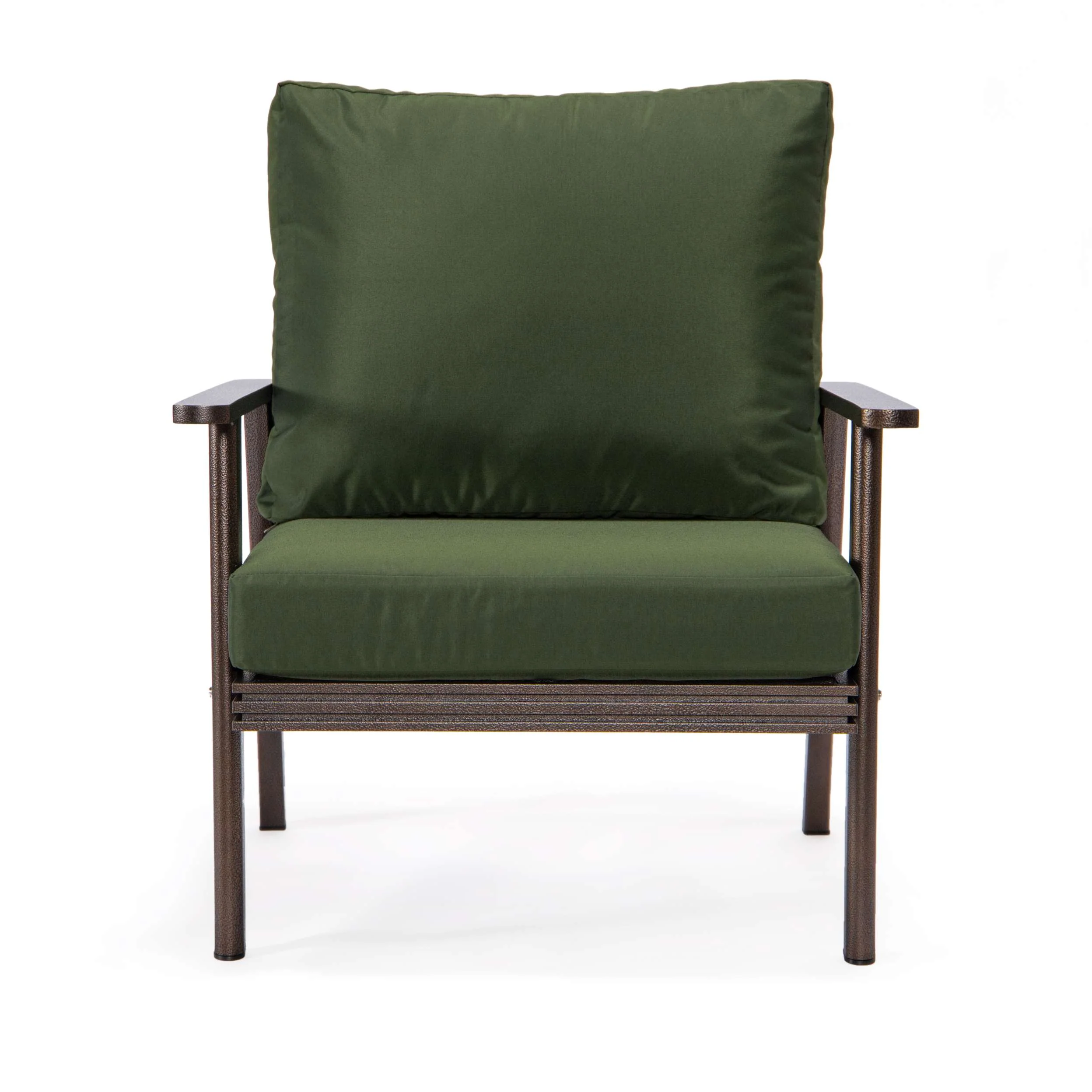 LeisureMod Walbrooke Modern 3-Piece Outdoor Patio Set with Brown Aluminum Frame - Image 25