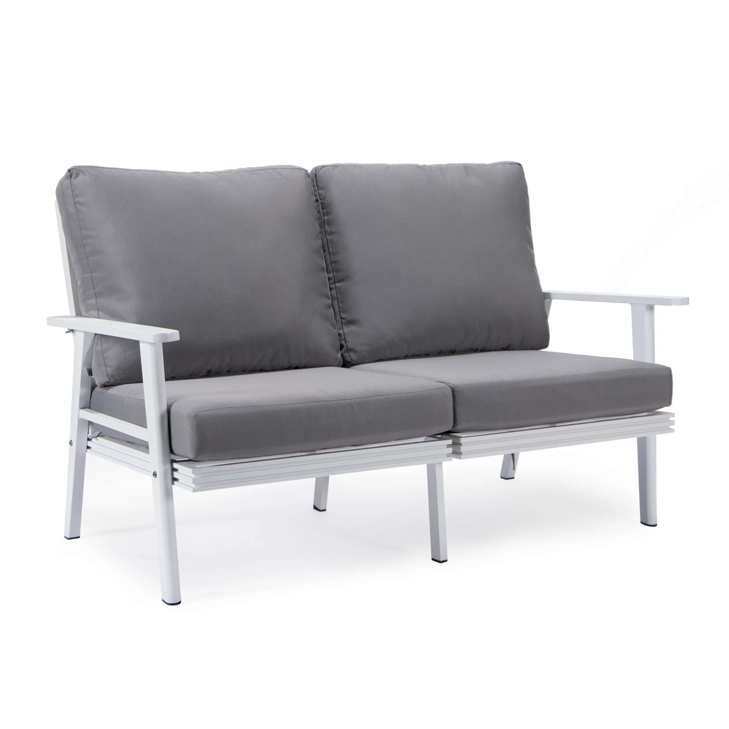 LeisureMod Walbrooke Modern 3-Piece Outdoor Patio Set - Image 37