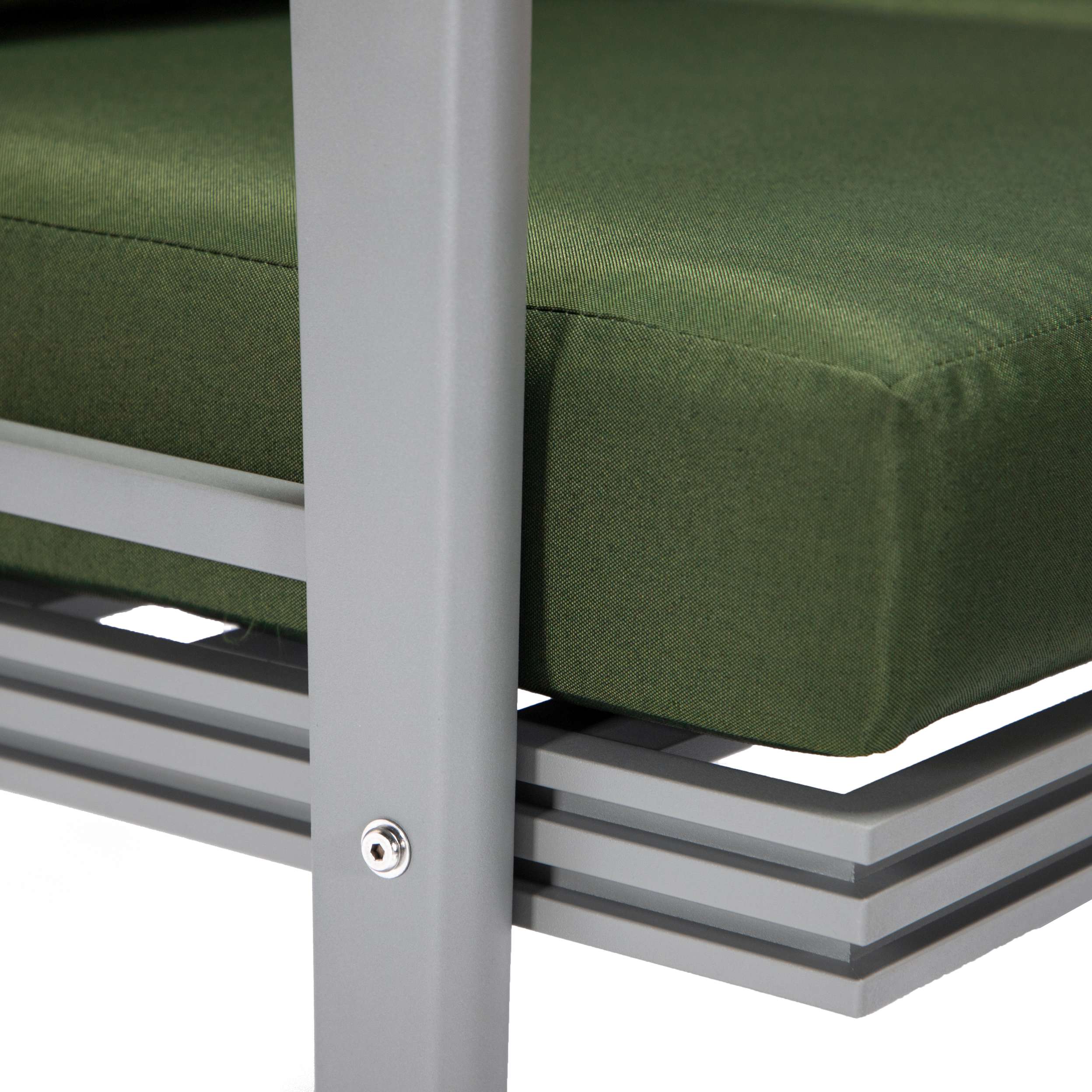 LeisureMod Walbrooke Modern Grey Patio Conversation With Round Fire Pit & Tank Holder - Image 94