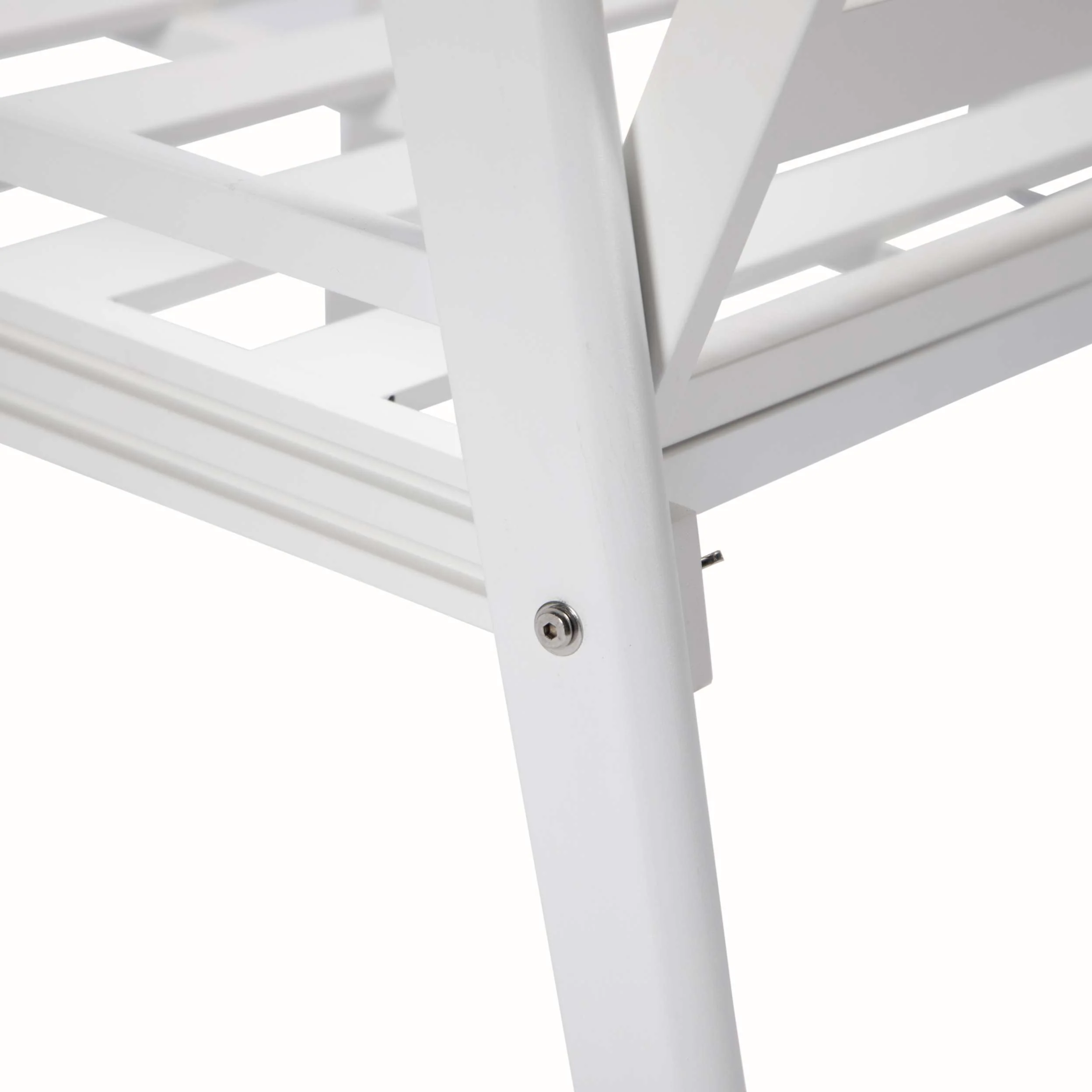 Leisuremod Walbrooke Modern Outdoor Patio Loveseat with White Aluminum Frame and Removable Cushions For Patio and Backyard Garden - Image 18