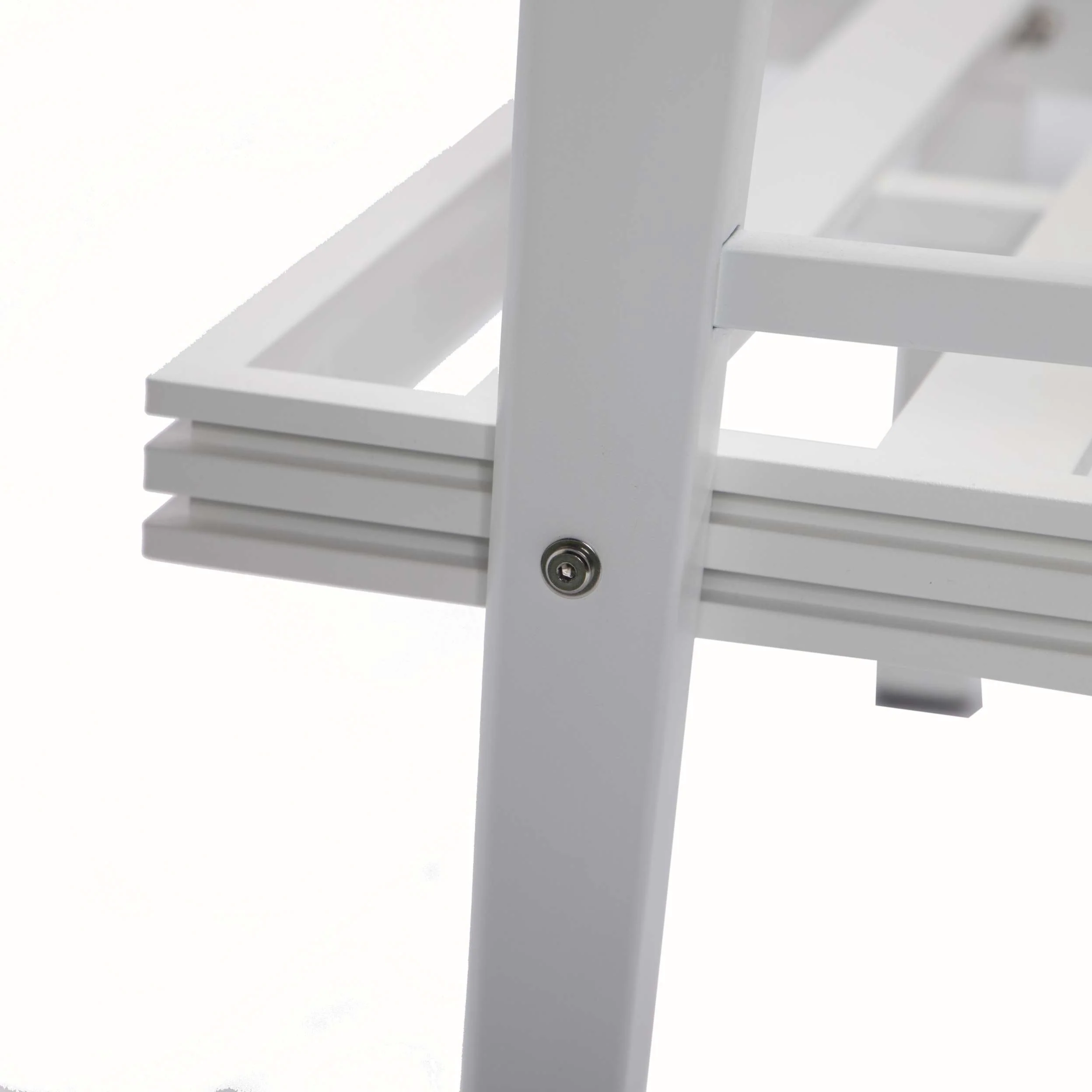 LeisureMod Walbrooke Modern White Patio Conversation With Square Fire Pit With Slats Design & Tank Holder - Image 17