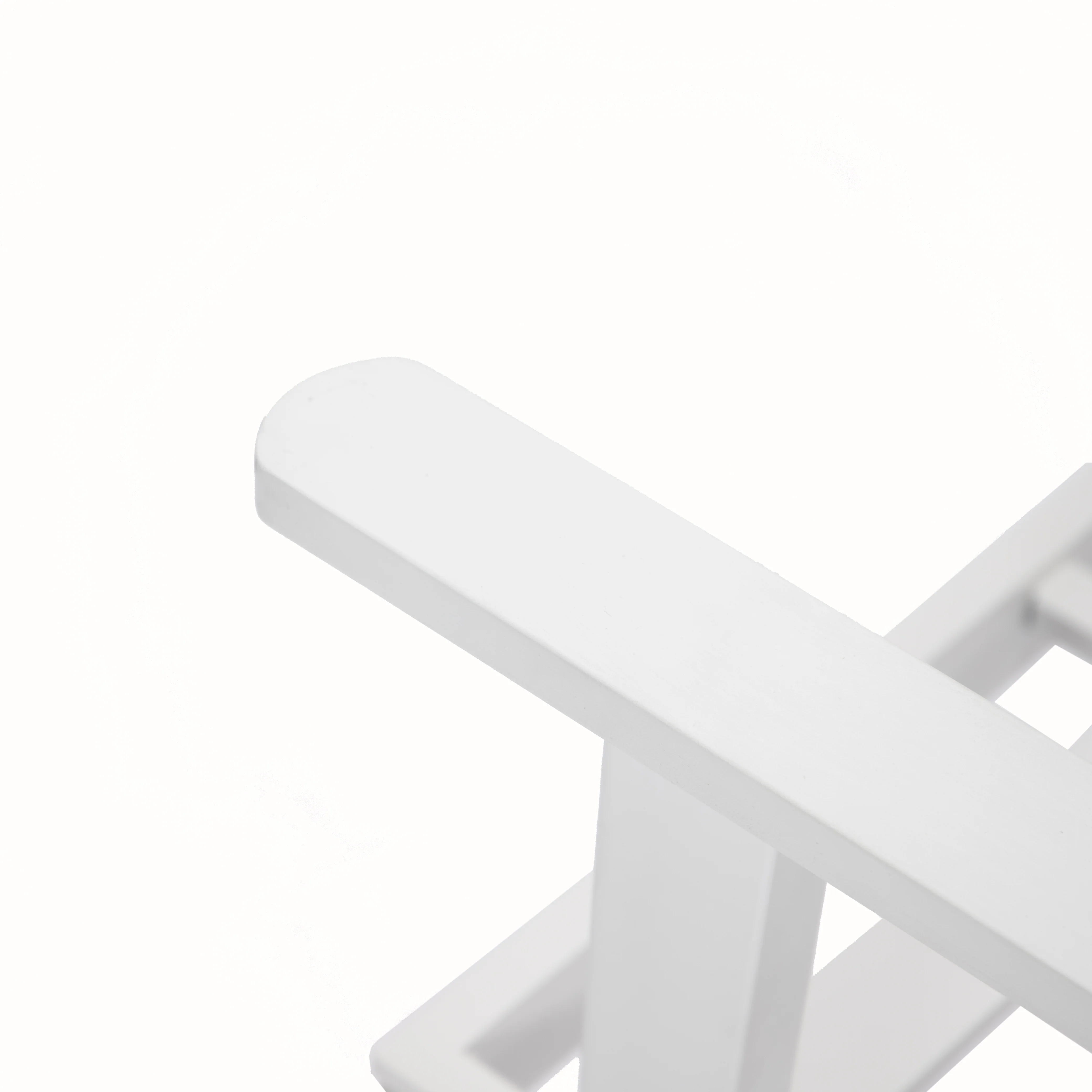 LeisureMod Walbrooke Outdoor Patio White Aluminum Armchairs With Cushions Set Of 2 - Image 2