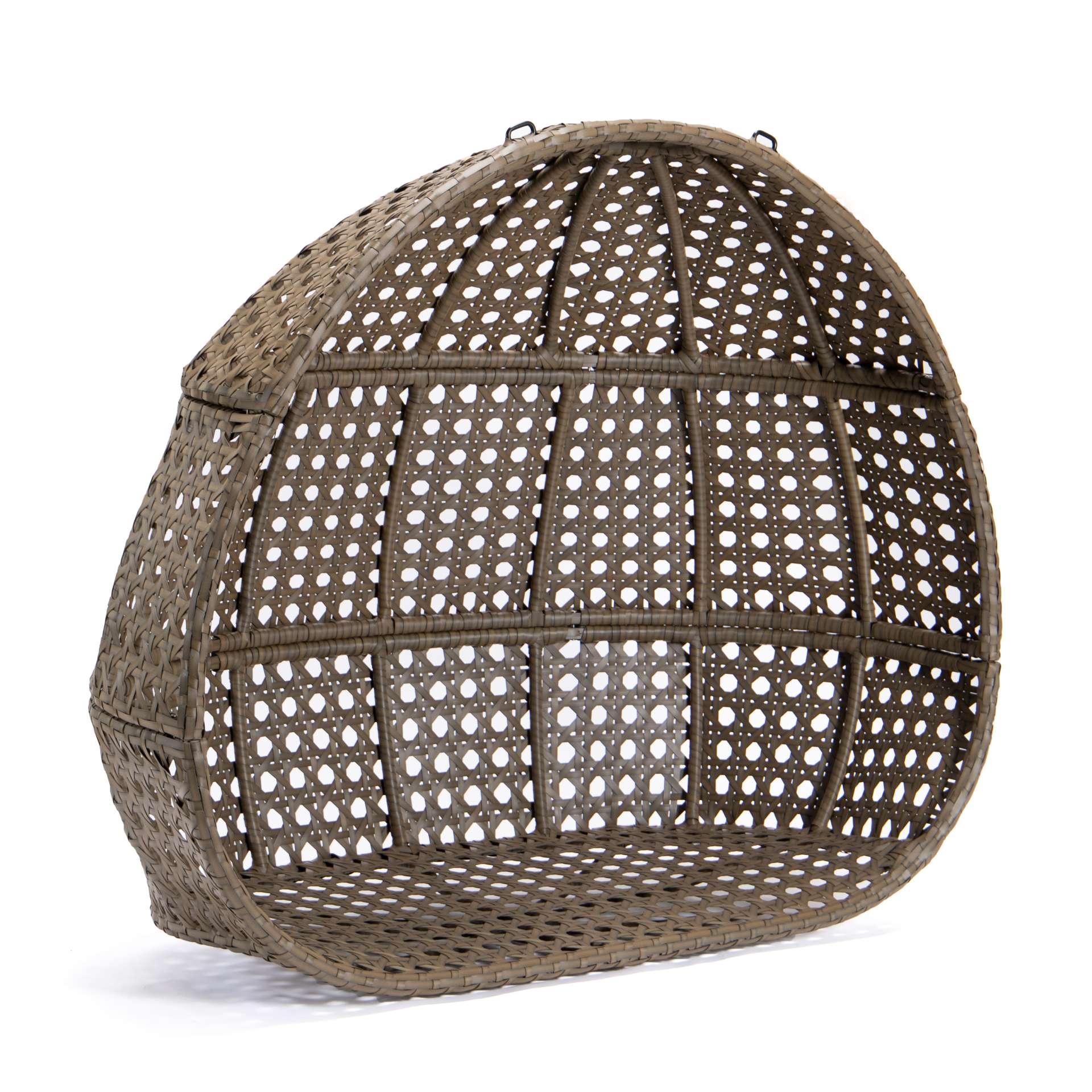 LeisureMod Wicker Hanging Double Egg Swing Chair  - EKDBG-57A - Image 8