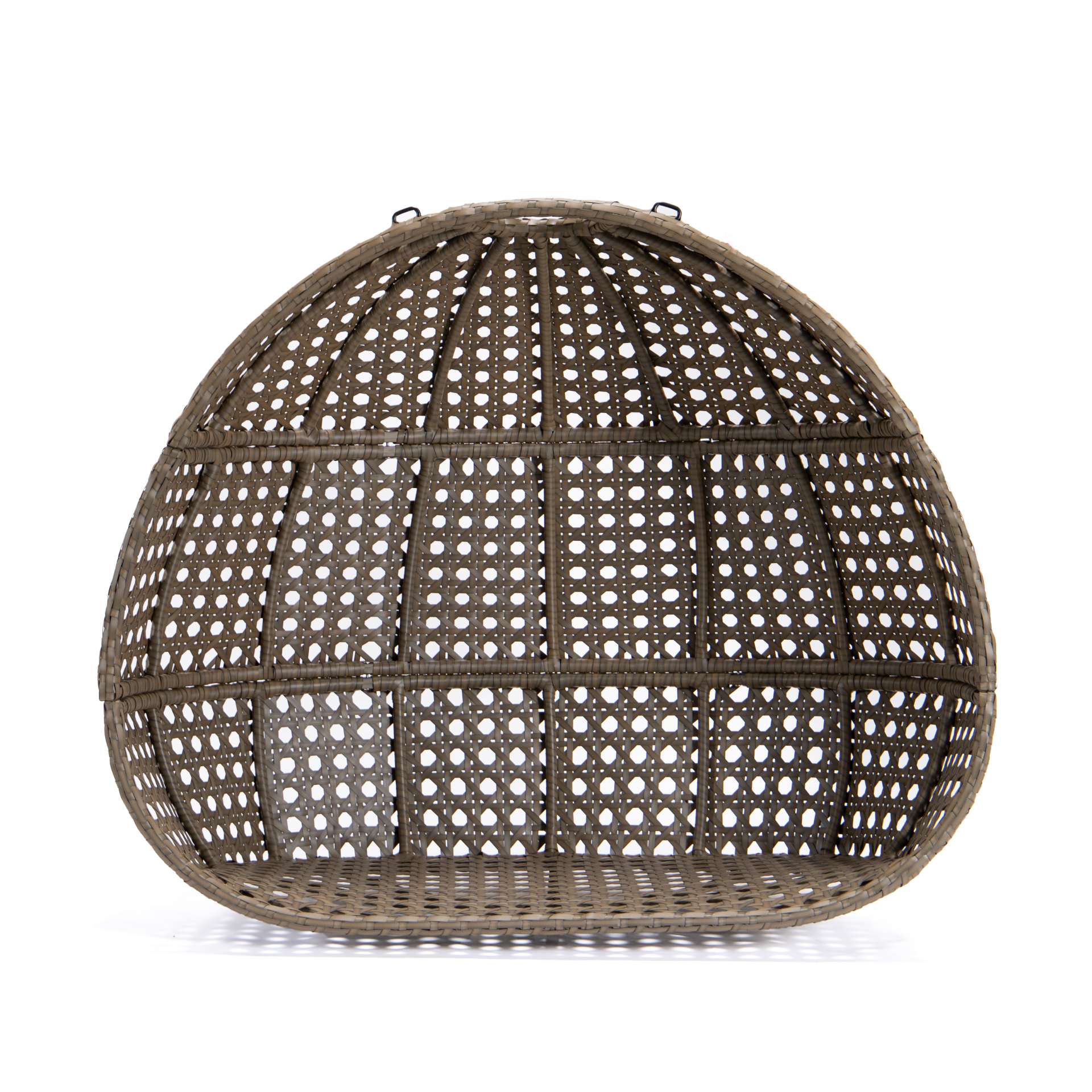 LeisureMod Wicker Hanging Double Egg Swing Chair  - EKDBG-57A - Image 9