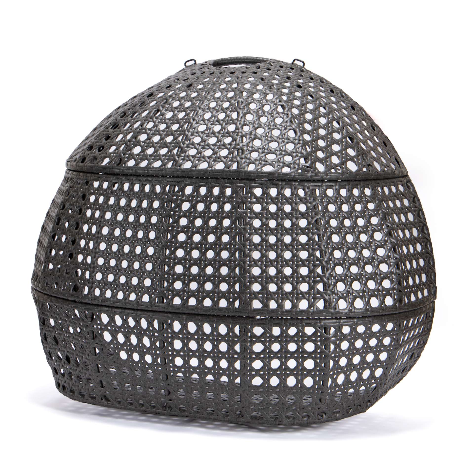 LeisureMod Wicker Hanging Double Egg Swing Chair  - EKDCH-57BR - Image 96