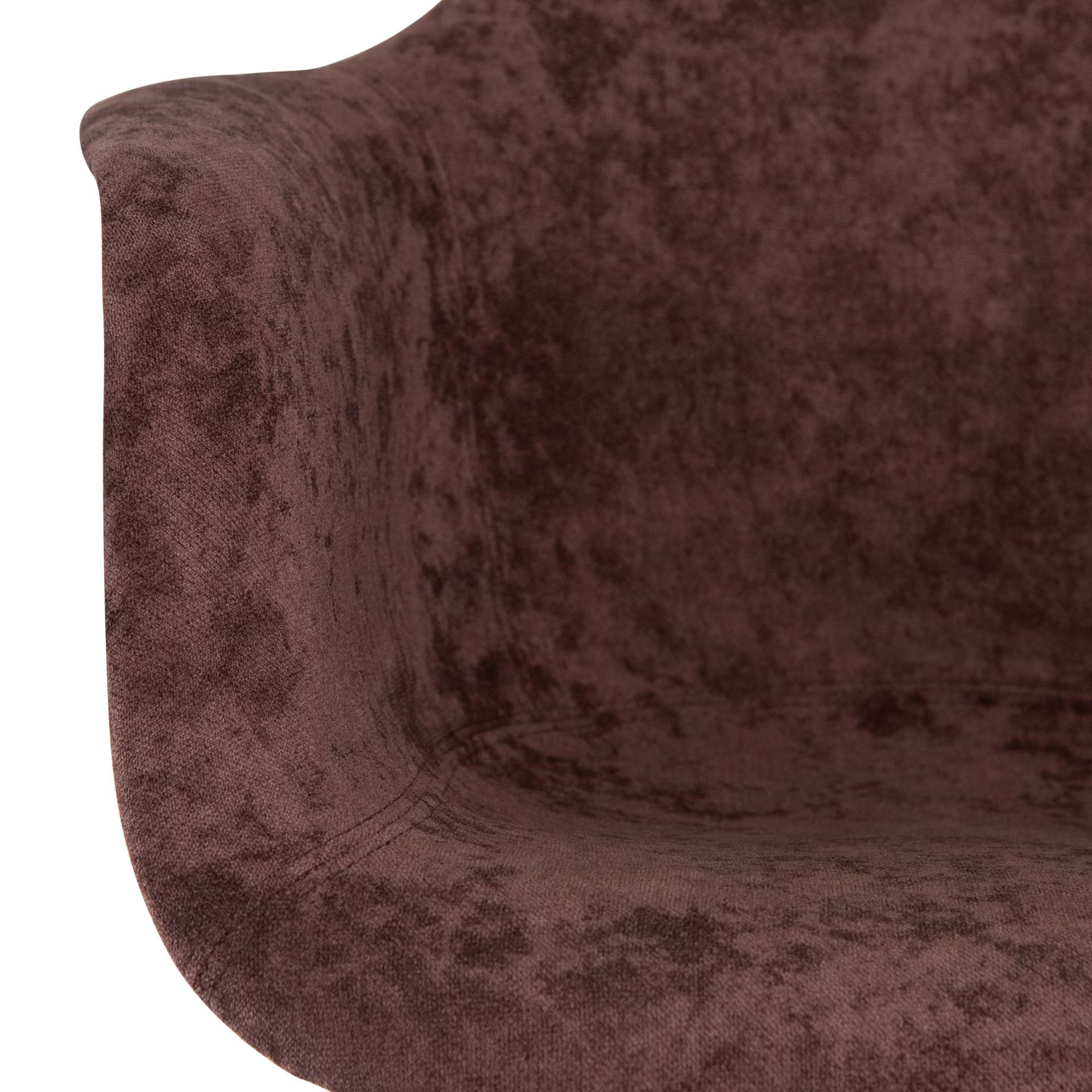 LeisureMod Willow Velvet Eiffel Wooden Base Accent Chair - W24VPR - Image 17