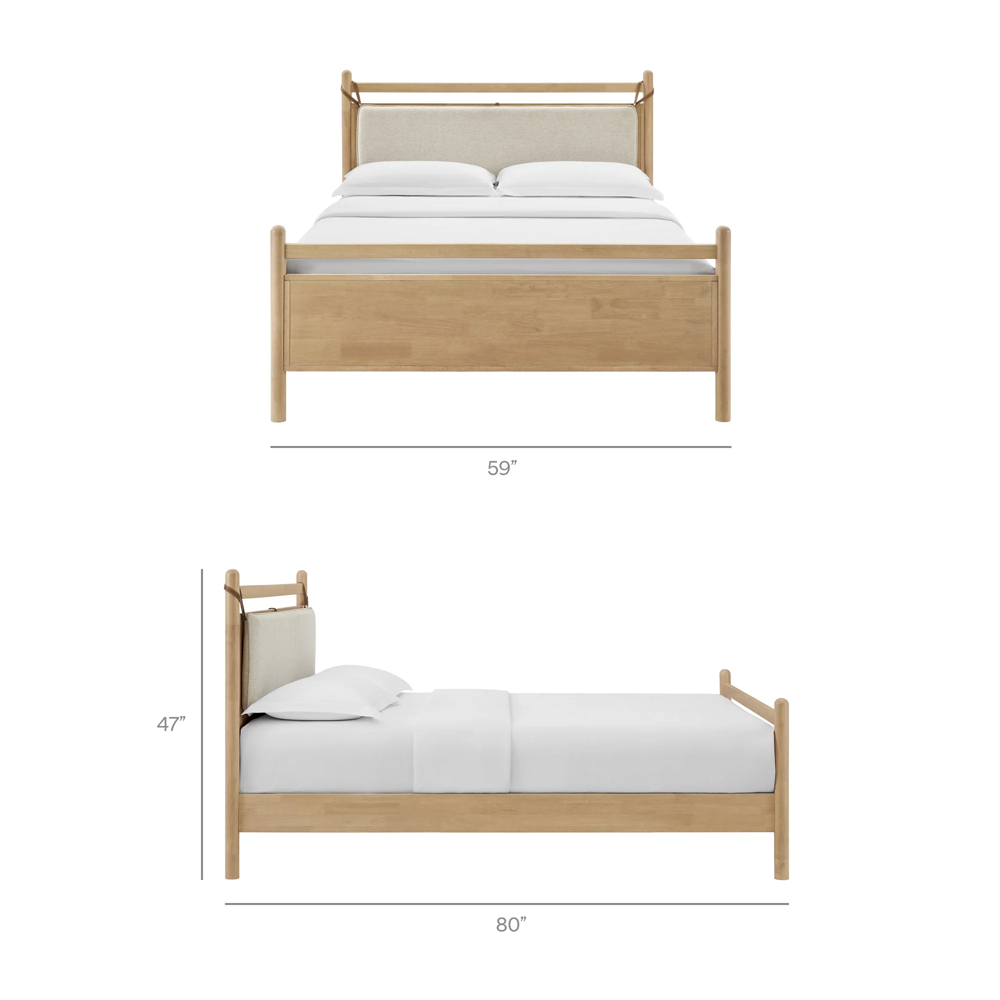 Leni Full Size Wood Platform Bed Frame by Modway - Image 10