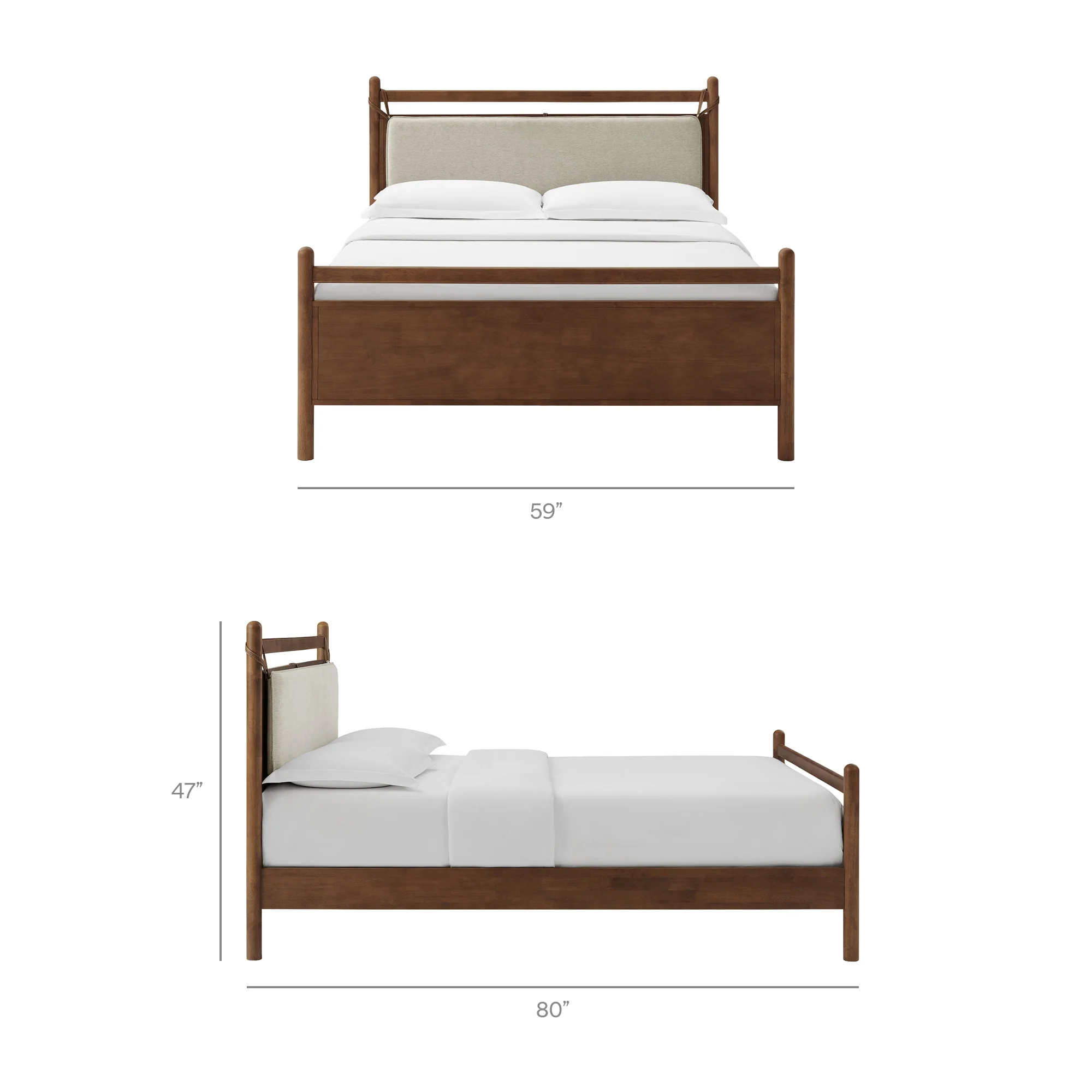 Leni Full Size Wood Platform Bed Frame by Modway - Image 20