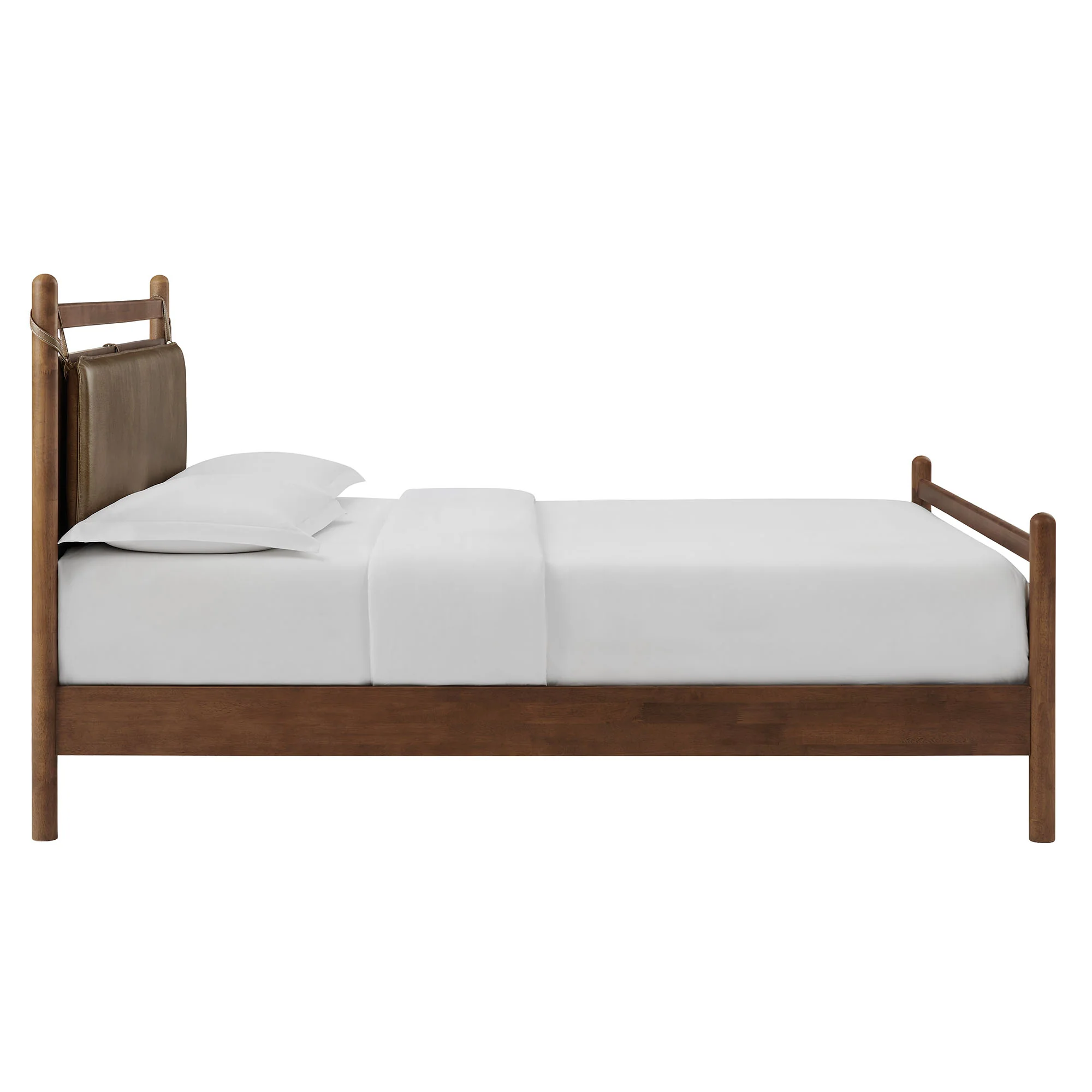 Leni King Size Vegan Leather and Wood Platform Bed Frame by Modway - Image 14
