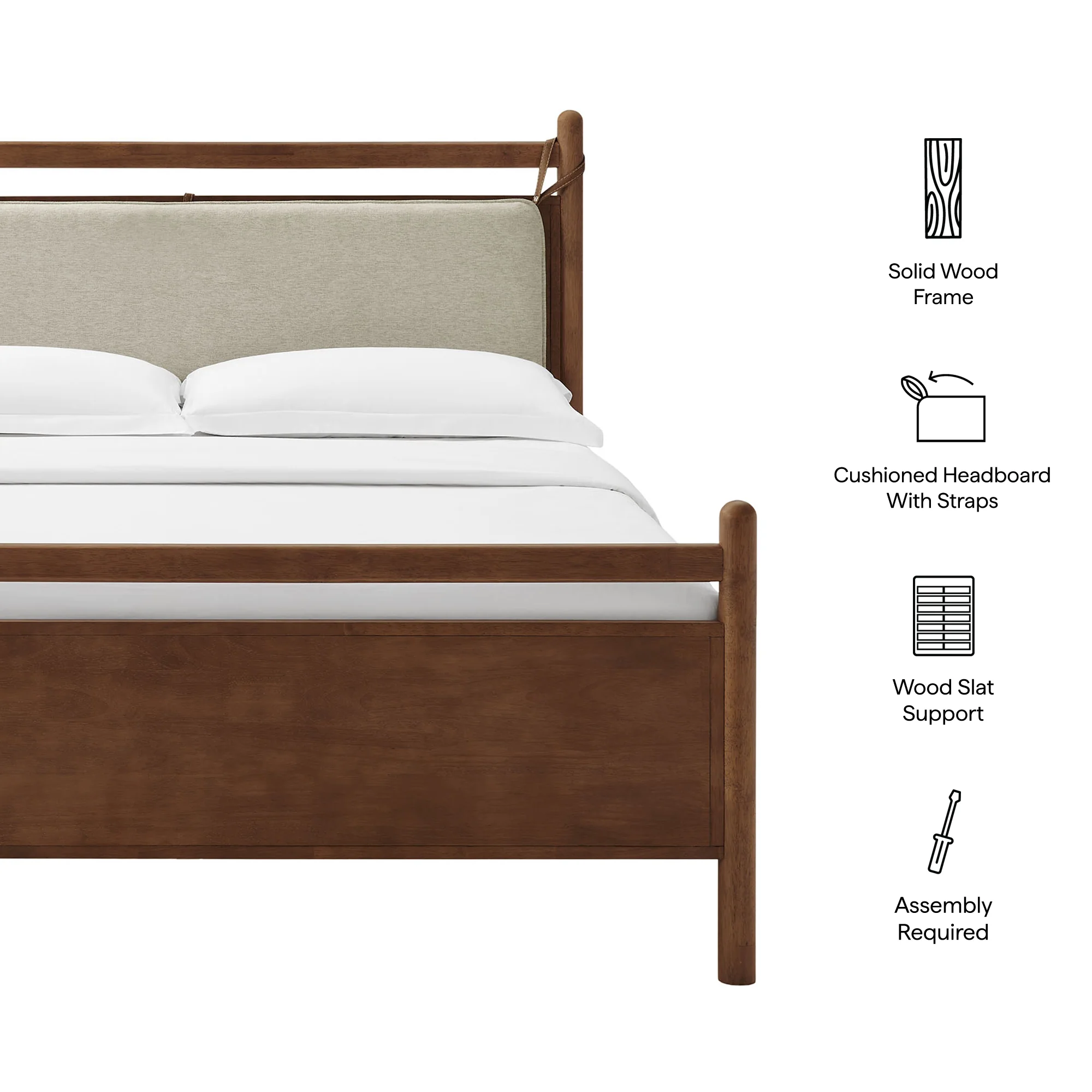 Leni King Size Wood Platform Bed Frame by Modway - Image 19