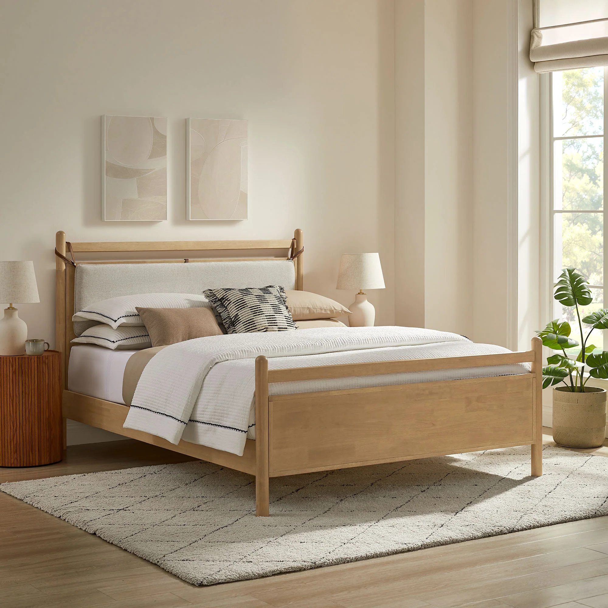 Leni King Size Wood Platform Bed Frame by Modway - Image 7