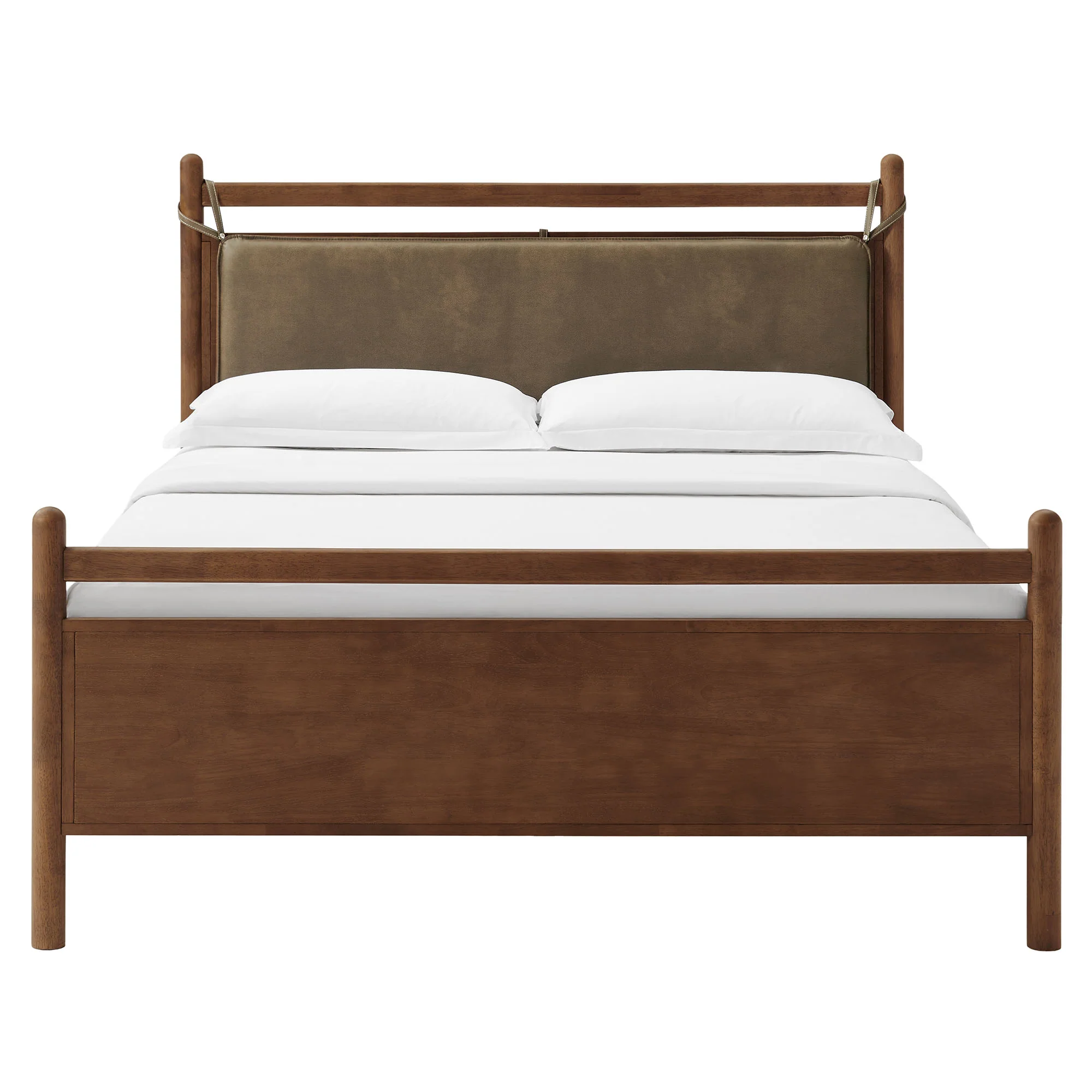 Leni Queen Size Vegan Leather and Wood Platform Bed Frame by Modway - Image 13