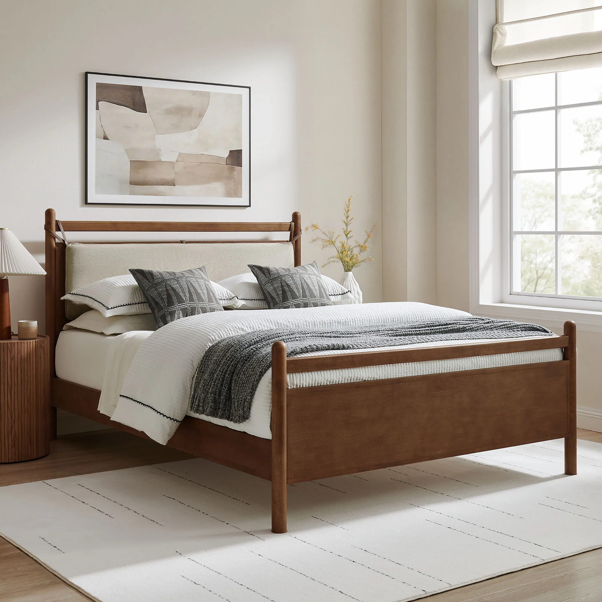 Leni Queen Size Wood Platform Bed Frame by Modway - Image 17