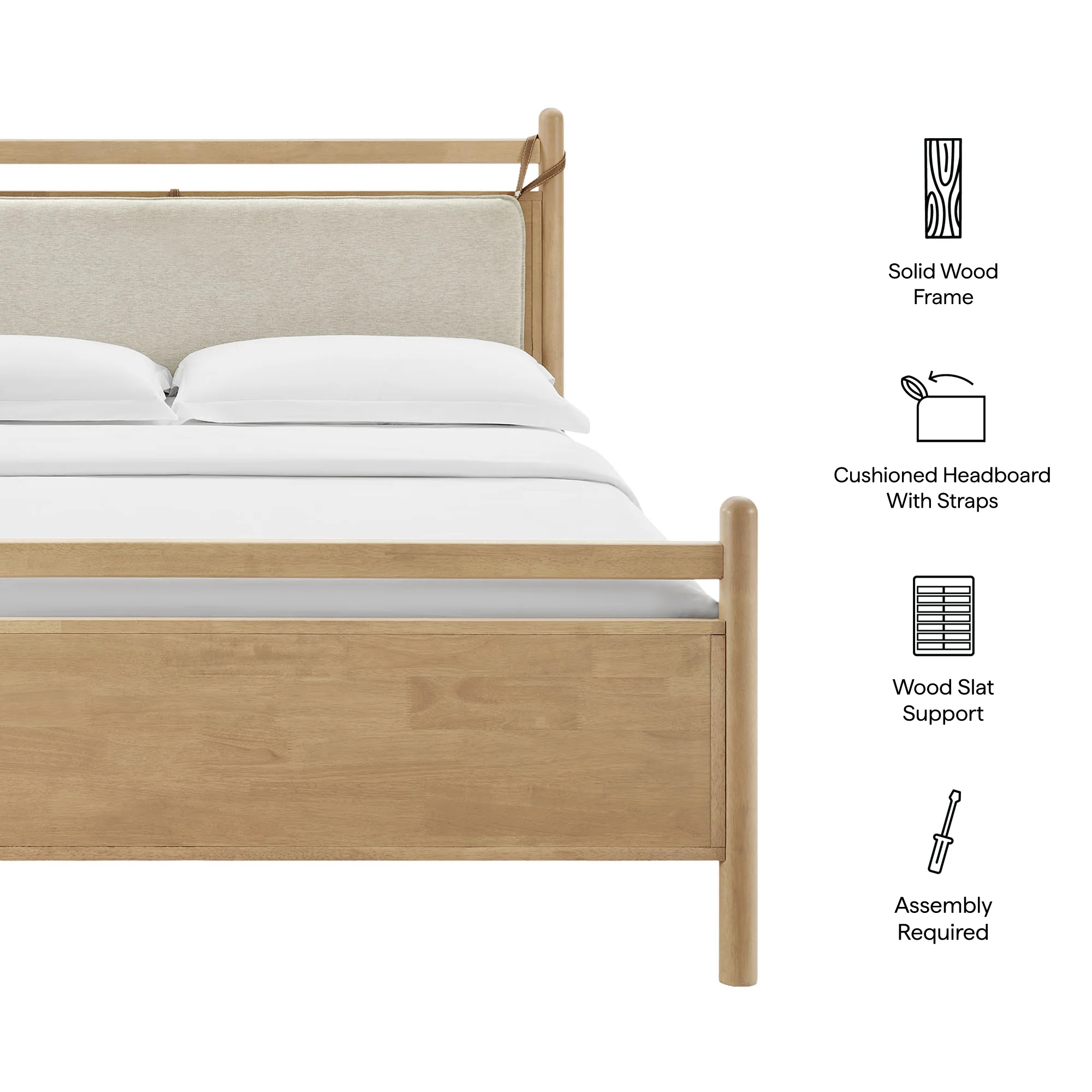 Leni Queen Size Wood Platform Bed Frame by Modway - Image 9