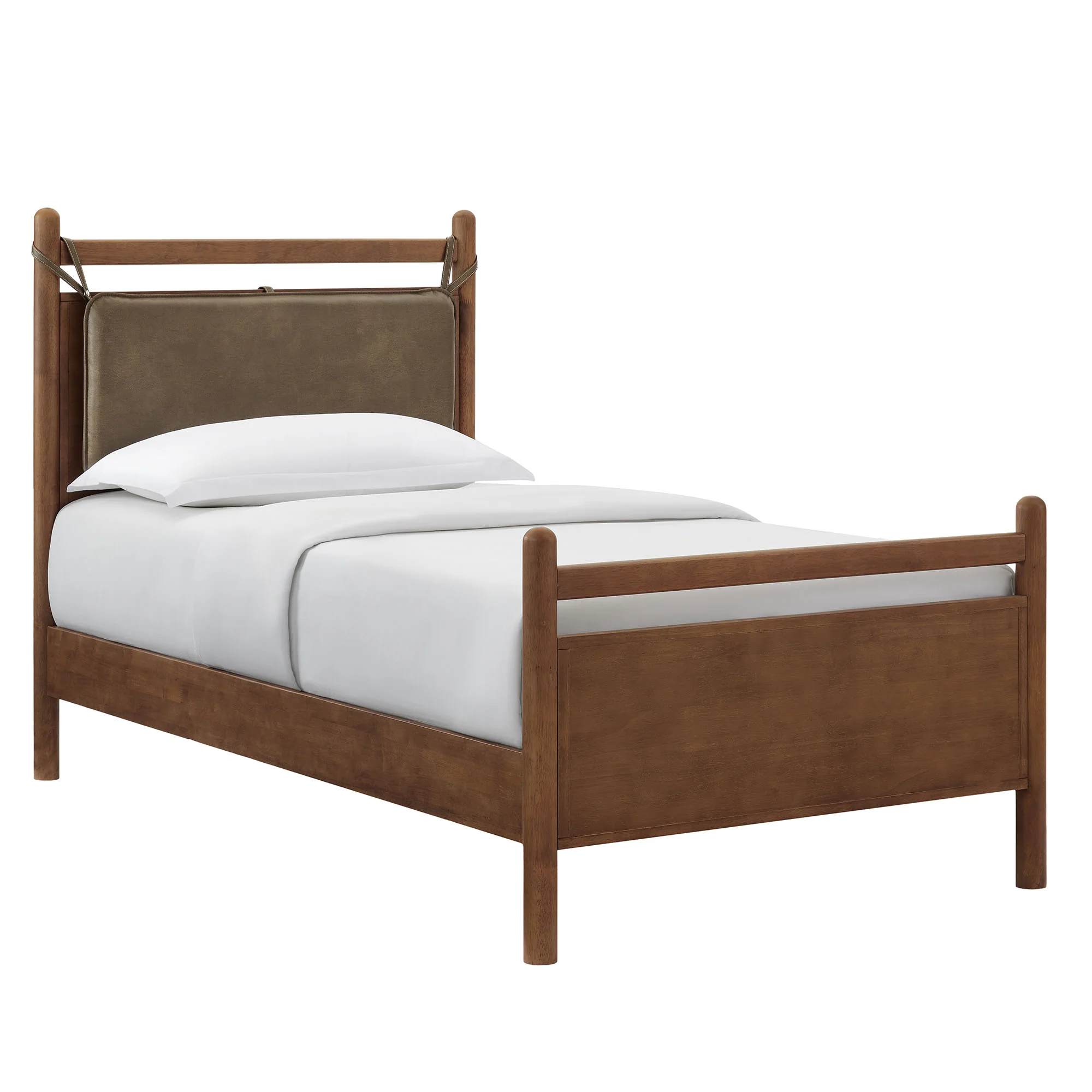 Leni Twin Size Vegan Leather and Wood Platform Bed Frame by Modway - Image 11