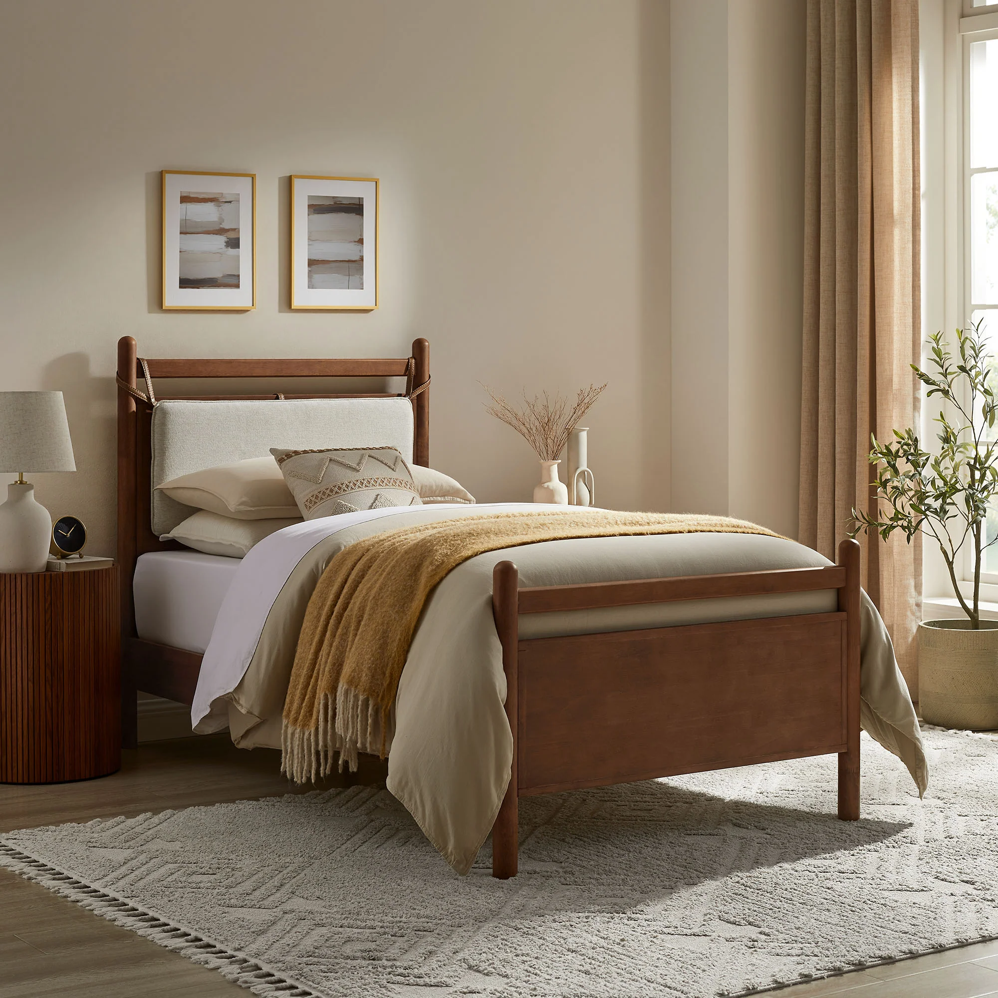 Leni Twin Size Wood Platform Bed Frame by Modway - Image 17
