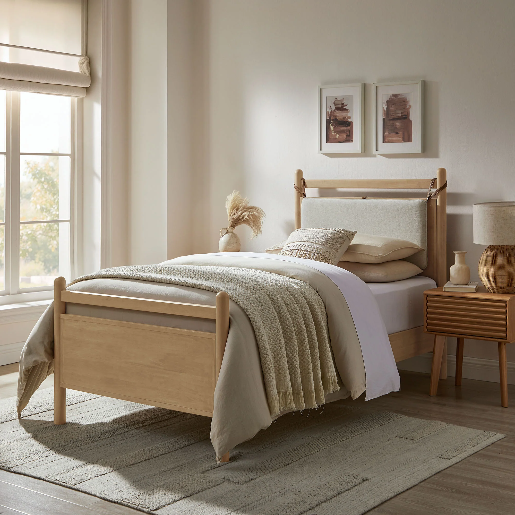 Leni Twin Size Wood Platform Bed Frame by Modway - Image 7